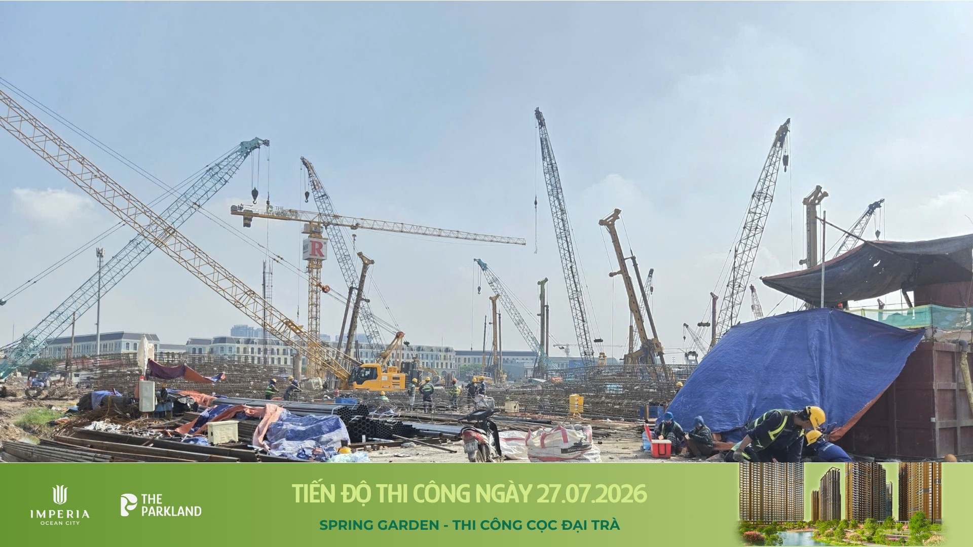 Công trường The Parkland 27/7/2026