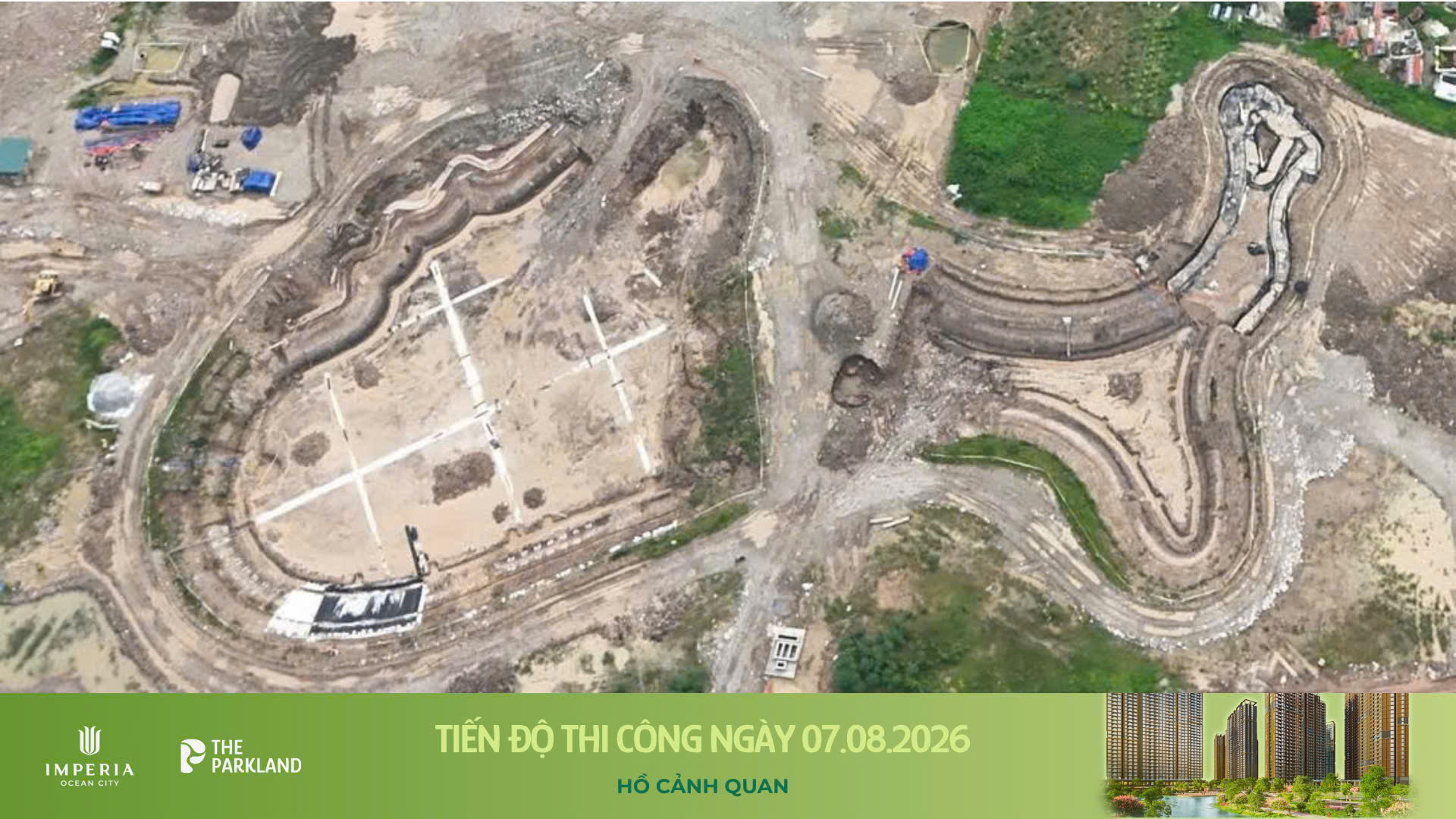 Công trường The Parkland 07/08/2026