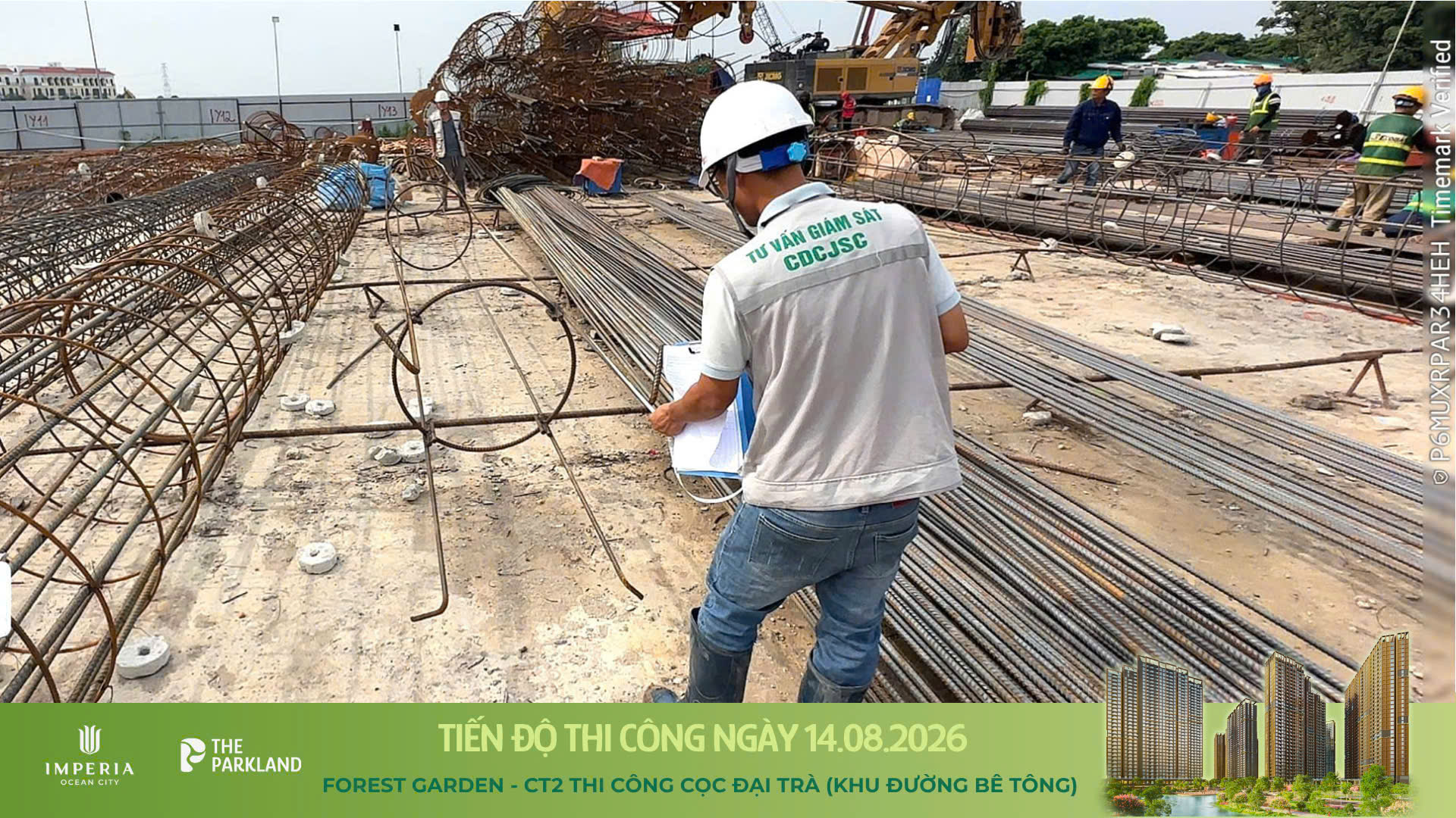 Công trường The Parkland 14/08/2026