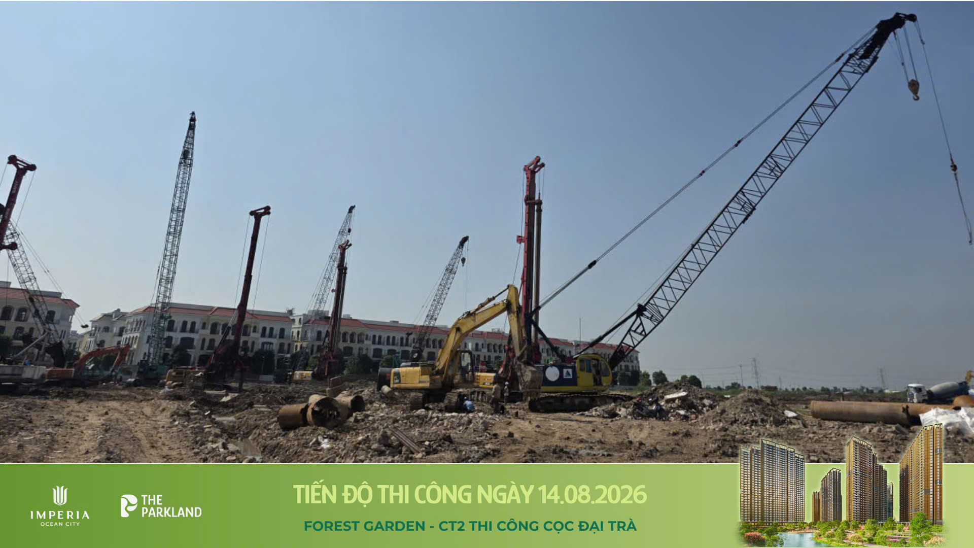 Công trường The Parkland 14/08/2026