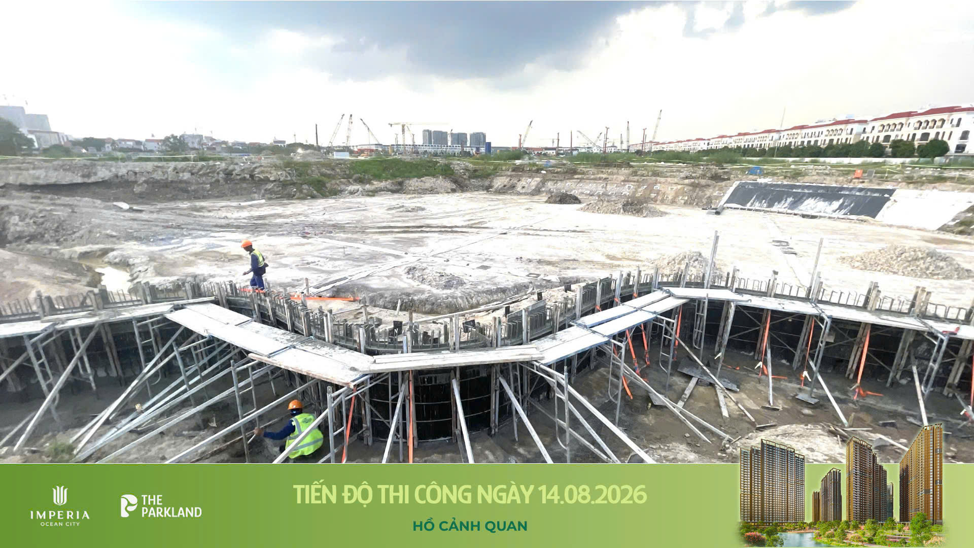 Công trường The Parkland 14/08/2026