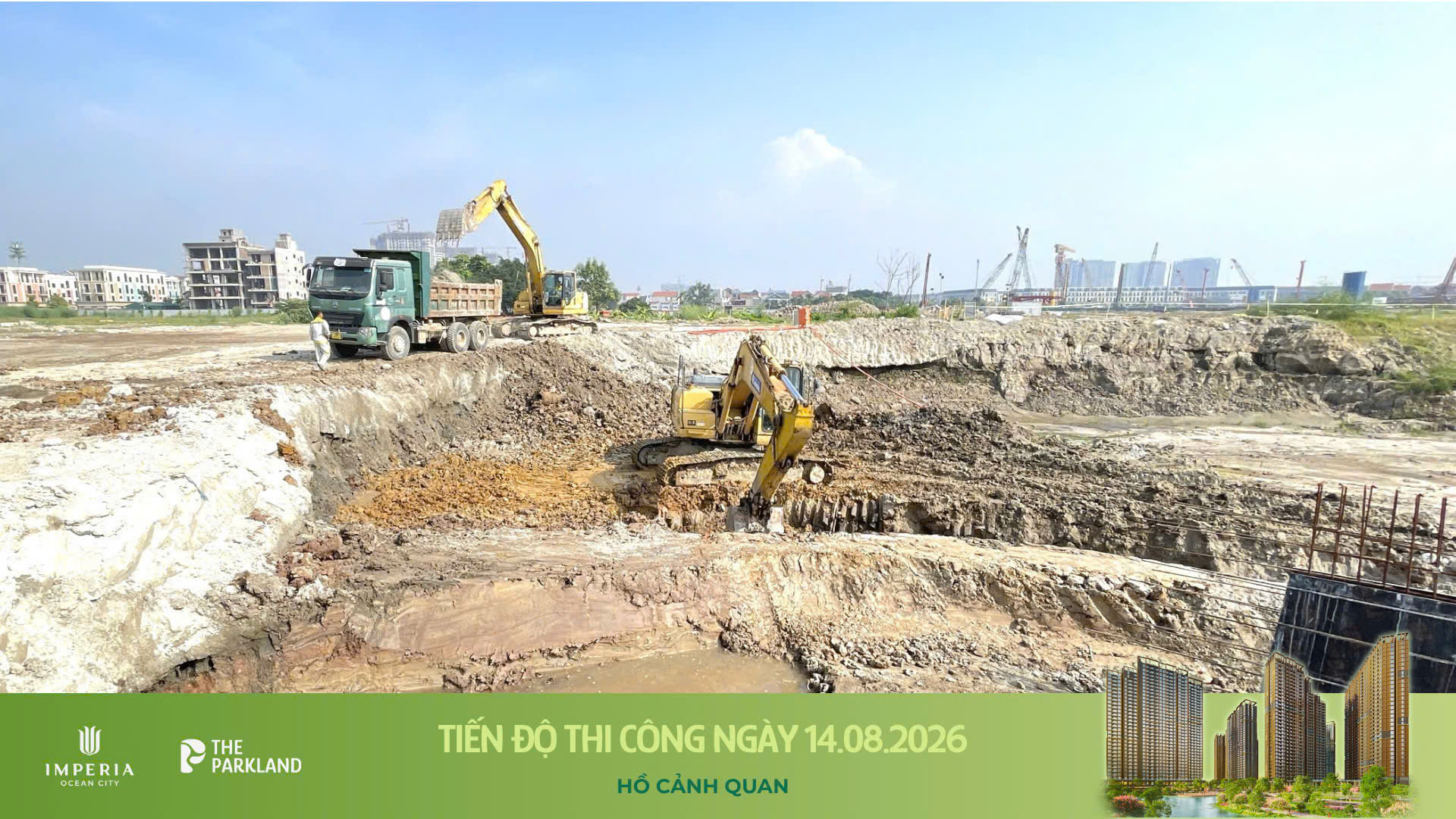 Công trường The Parkland 14/08/2026