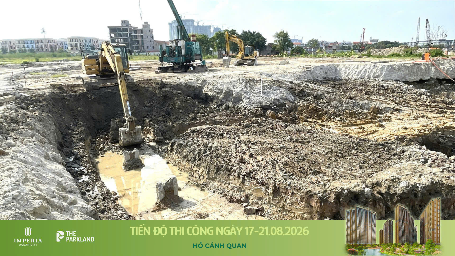 Công trường The Parkland 17-21/08/2026