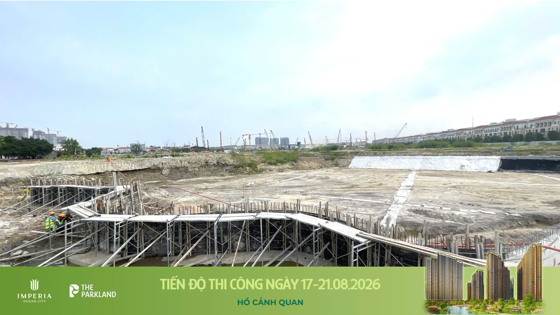 Công trường The Parkland 17-21/08/2026
