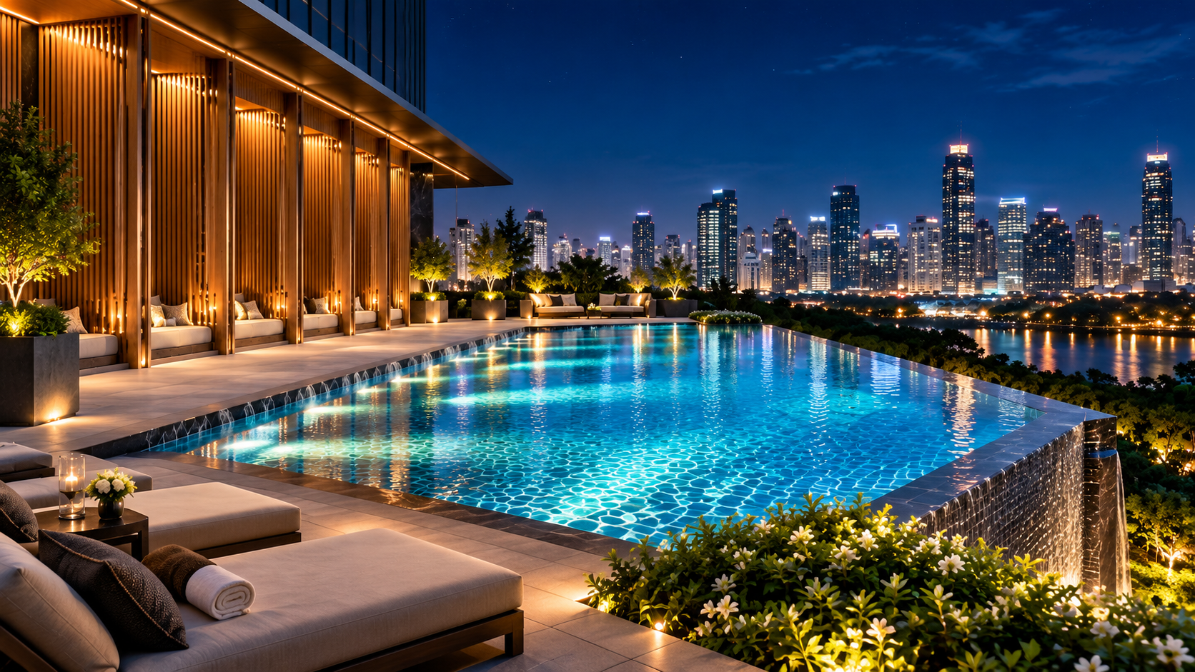 Bể bơi Ngọc Trai vô cực