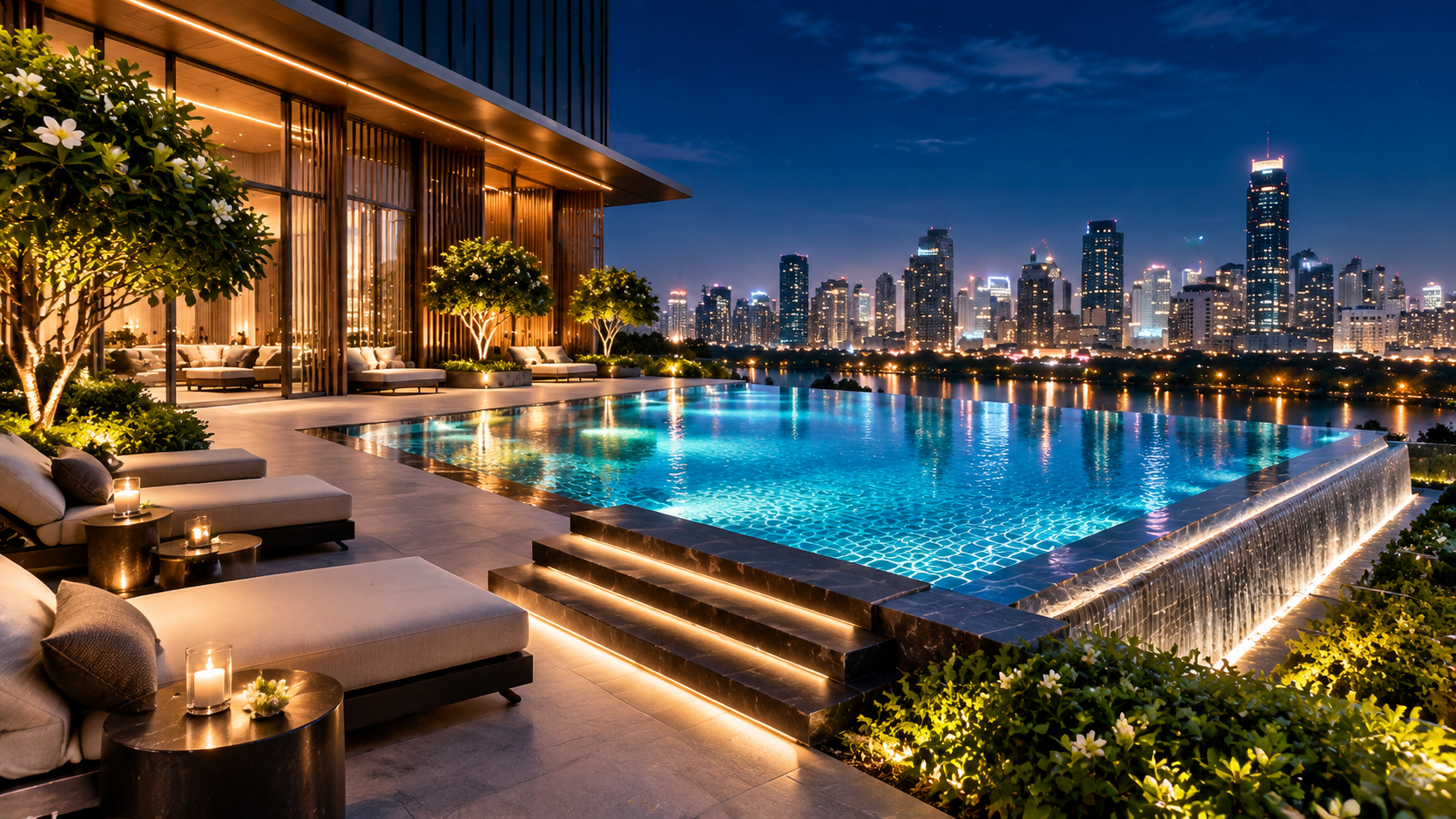 Bể bơi Ngọc Trai vô cực