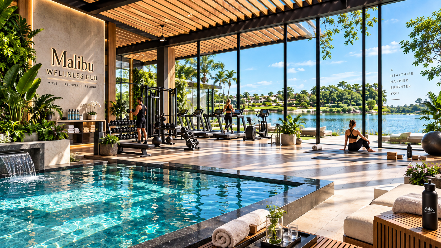 Tổ hợp Spa sức khỏe & Fitness cao cấp Malibu Wellness Hub - ảnh 2