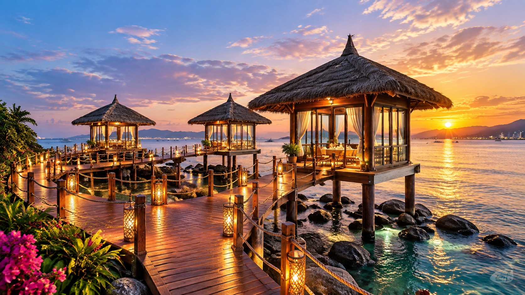 Vườn thư giãn Zen Ocean Garden