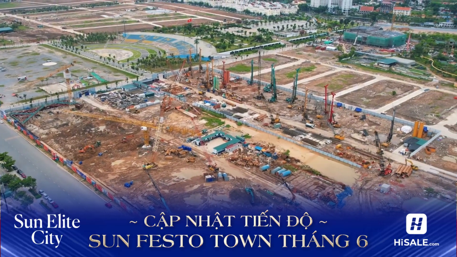 Tiến độ dự án Sun Centro Town