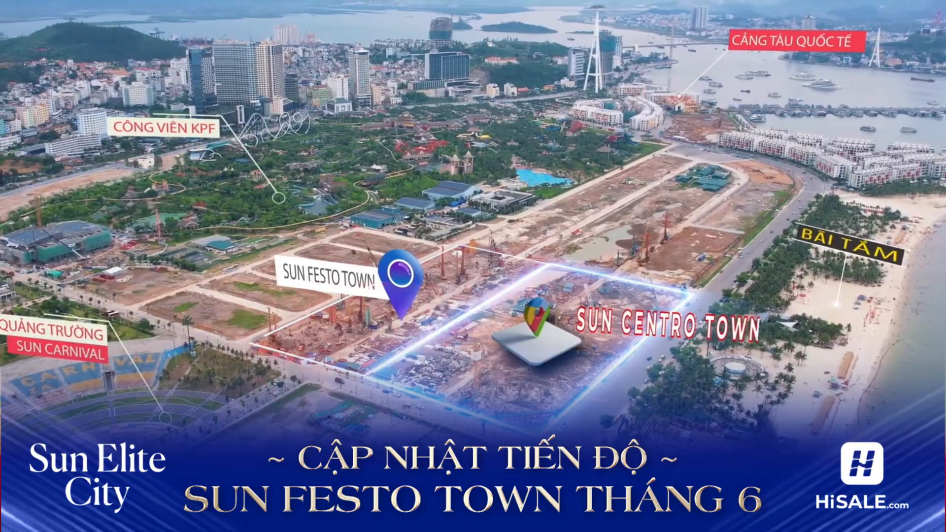 Tiến độ dự án Sun Centro Town