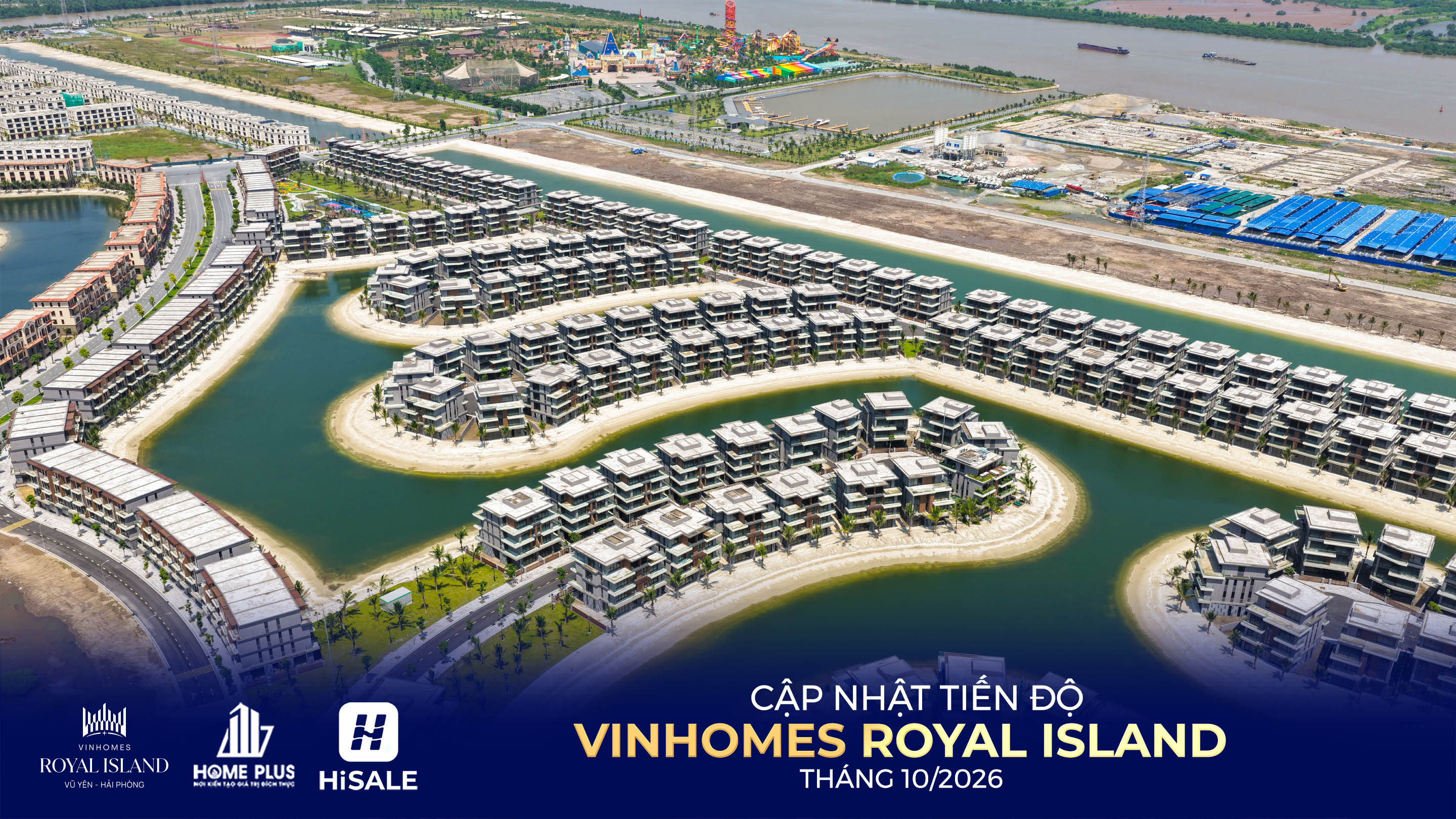 TIẾN ĐỘ DỰ ÁN VINHOMES ROYAL ISLAND 10/2026