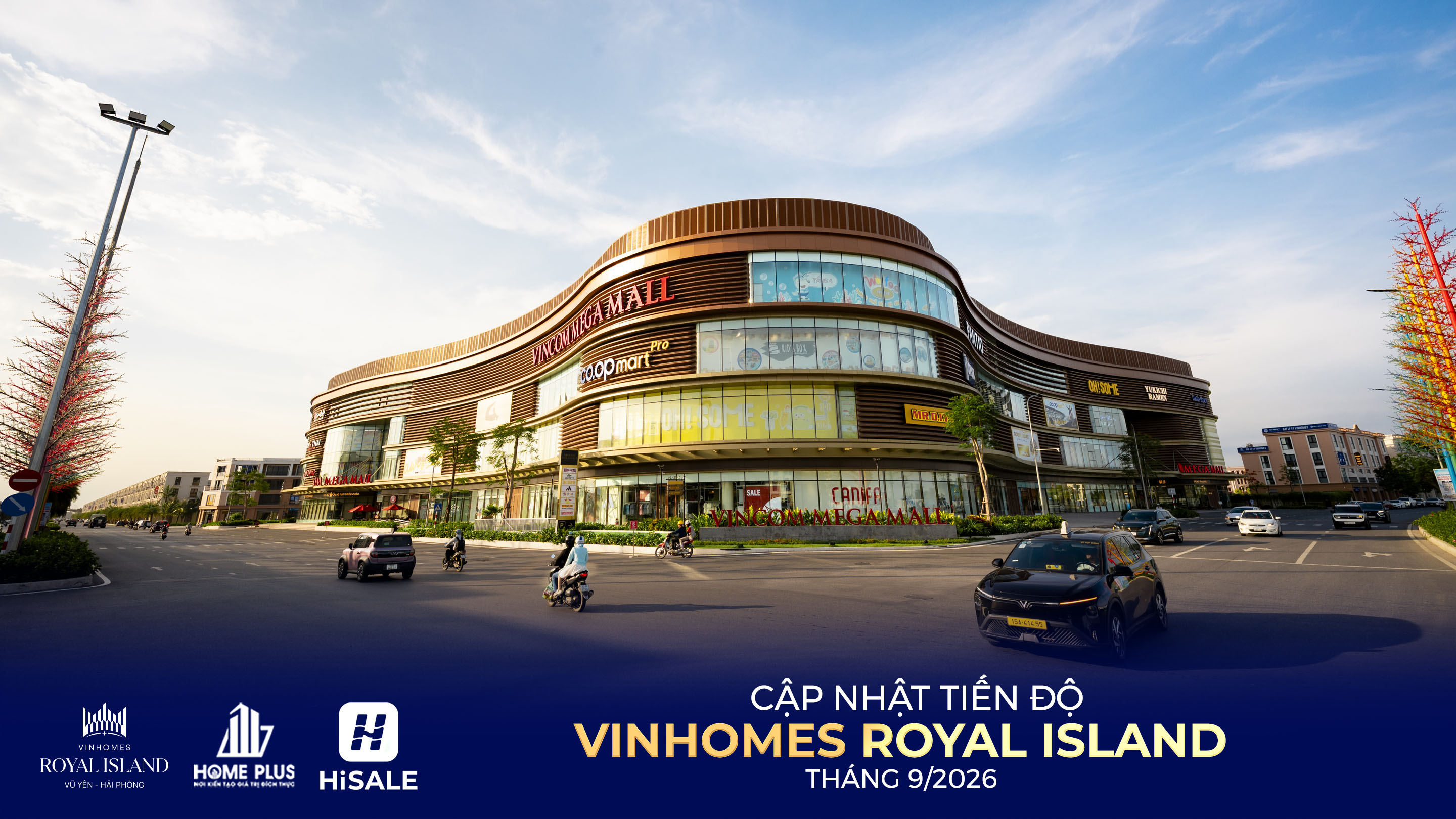 TIẾN ĐỘ DỰ ÁN VINHOMES ROYAL ISLAND T9/2026