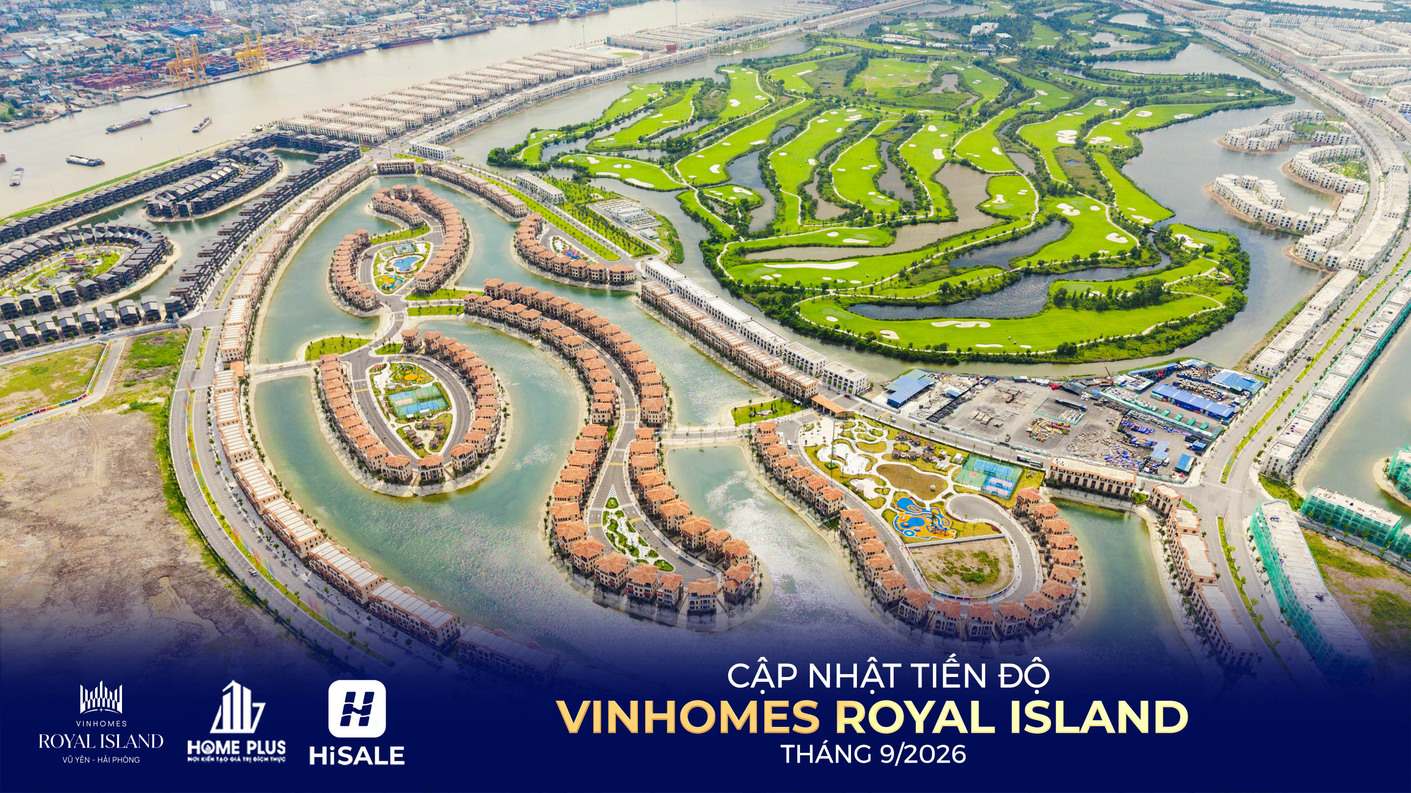 TIẾN ĐỘ DỰ ÁN VINHOMES ROYAL ISLAND T9/2026
