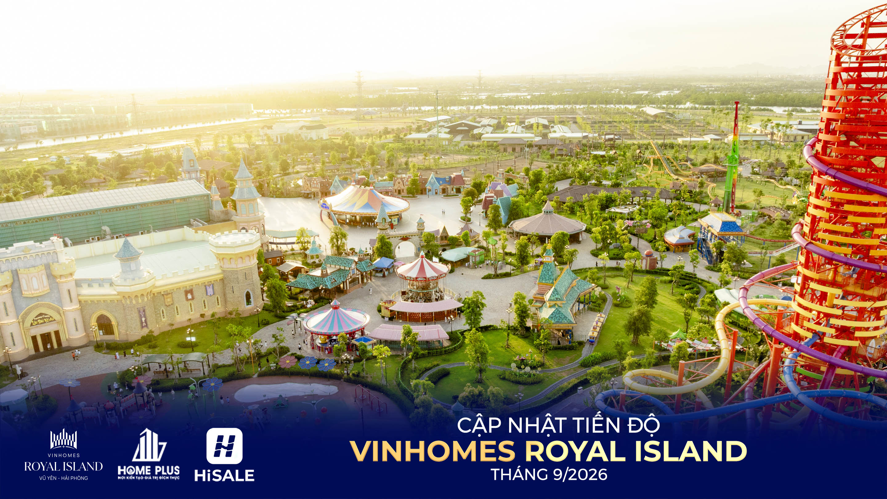 TIẾN ĐỘ DỰ ÁN VINHOMES ROYAL ISLAND T9/2026