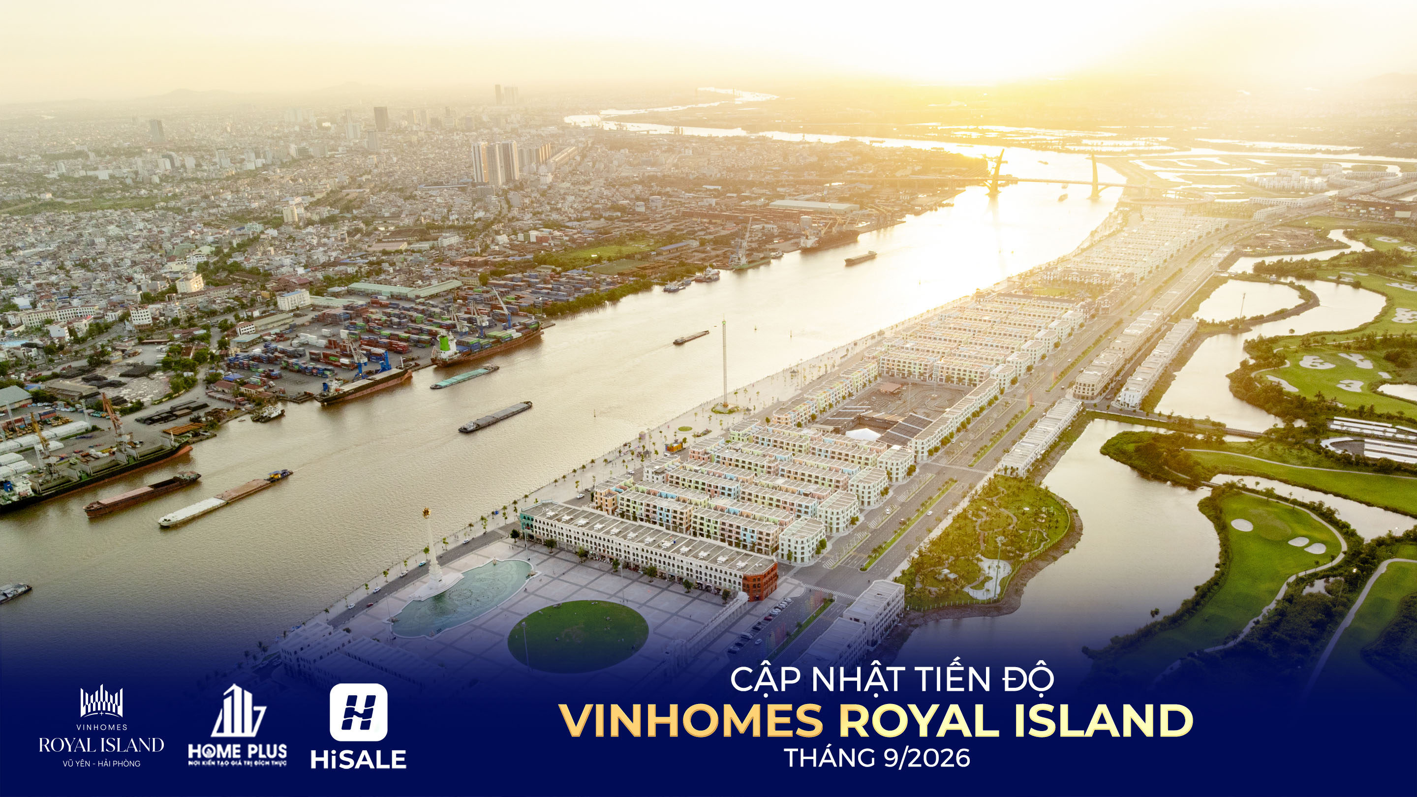 TIẾN ĐỘ DỰ ÁN VINHOMES ROYAL ISLAND T9/2026