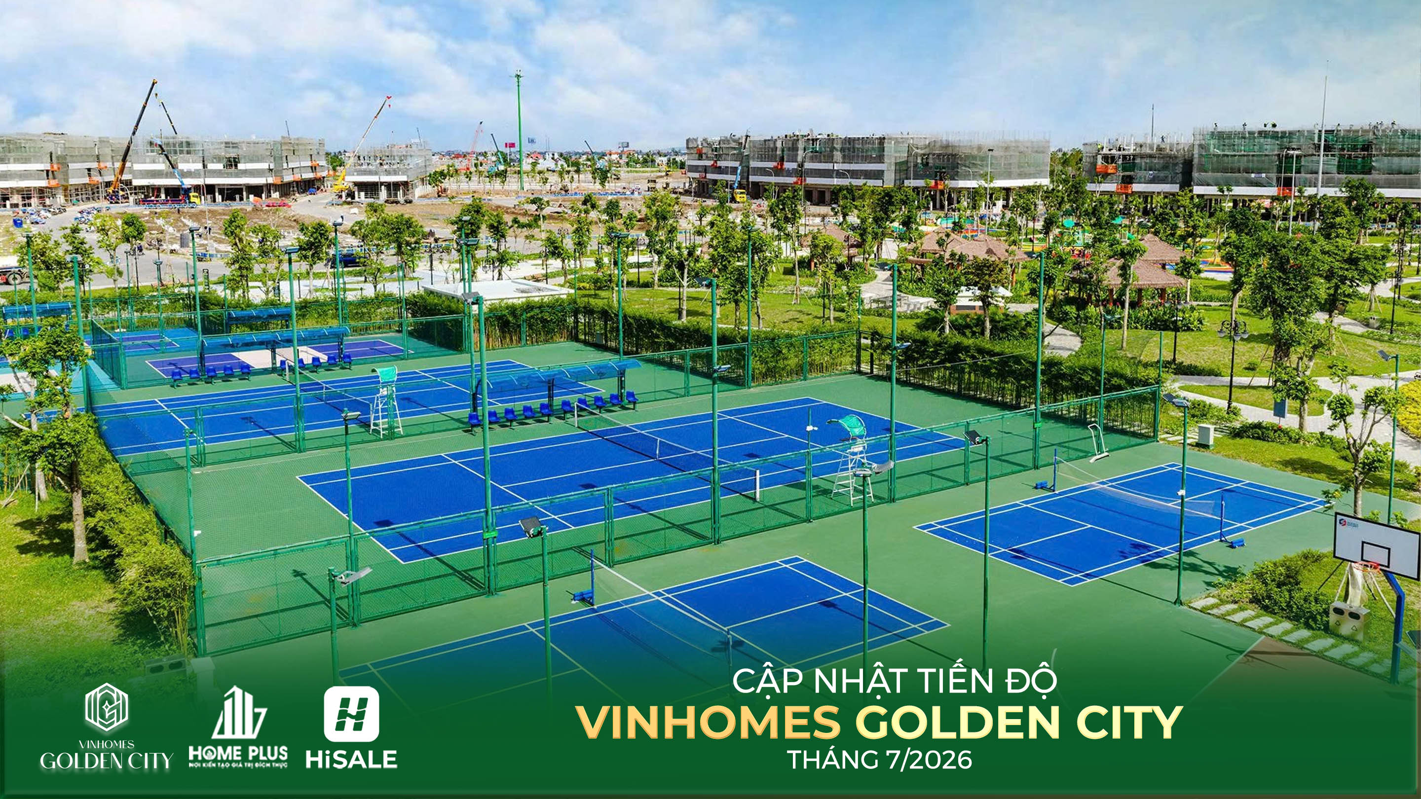 TIẾN ĐỘ DỰ ÁN VINHOMES GOLDEN CITY T7.2026