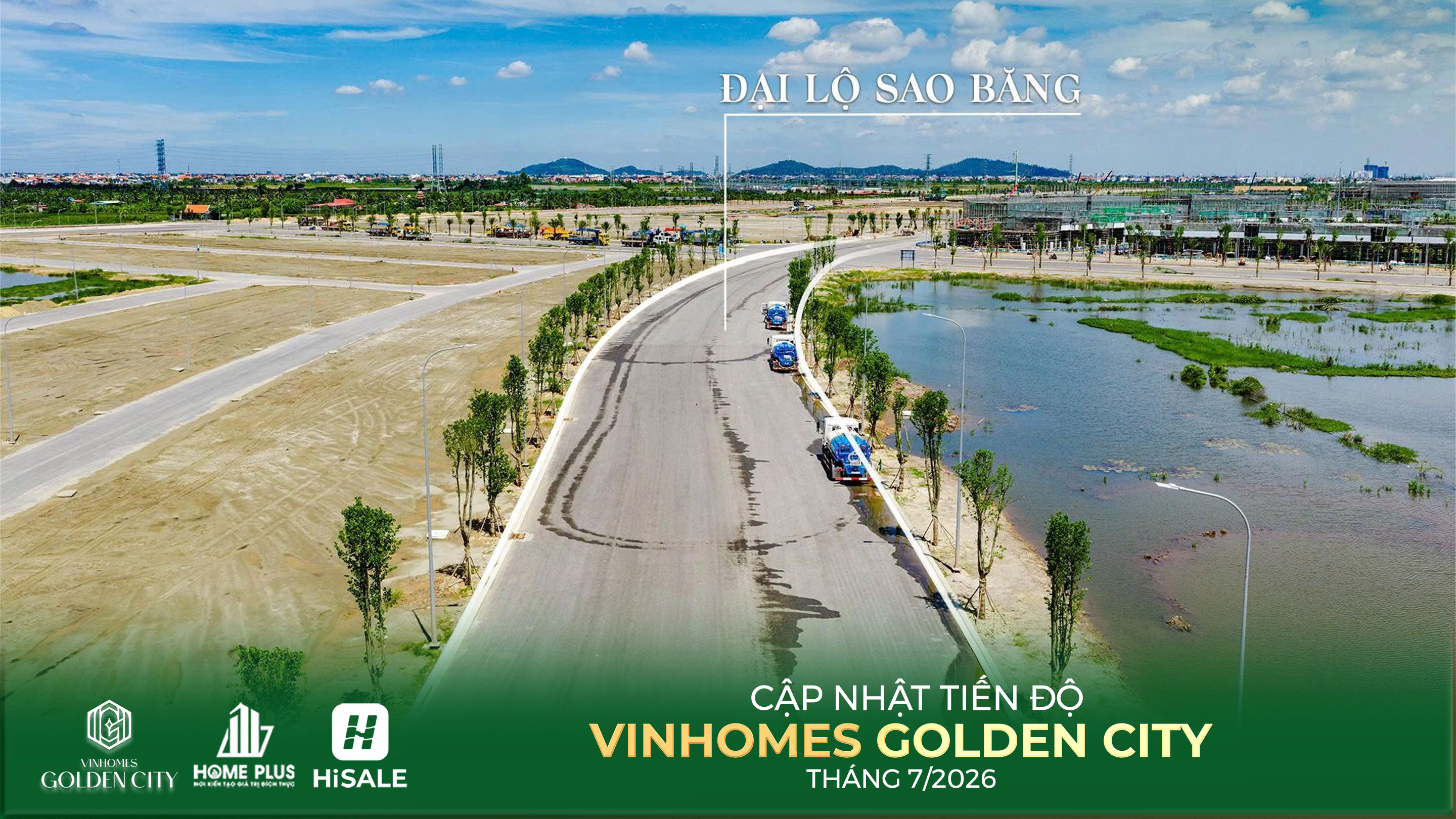 TIẾN ĐỘ DỰ ÁN VINHOMES GOLDEN CITY T7.2026