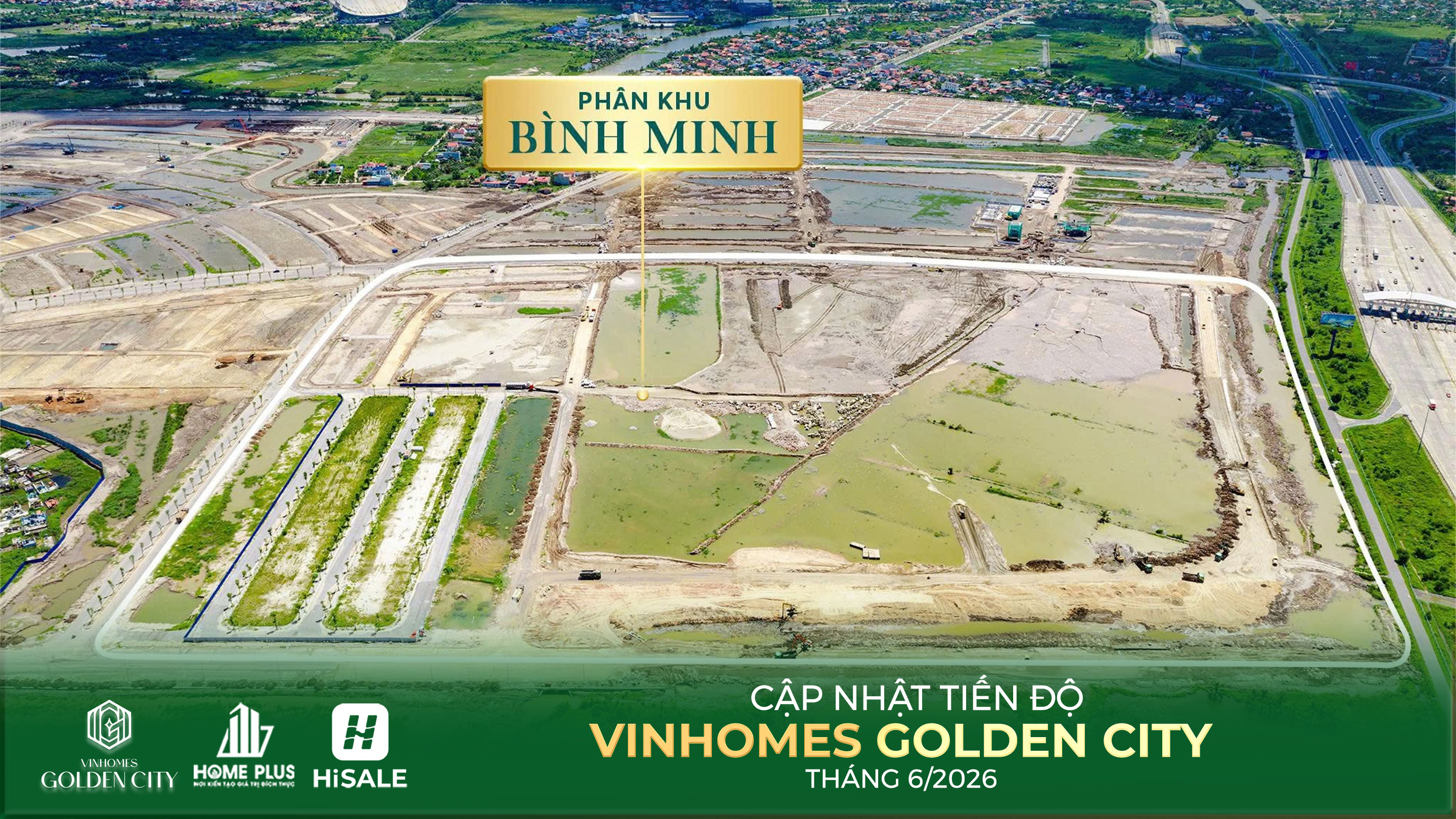 TIẾN ĐỘ DỰ ÁN VINHOMES GOLDEN CITY T6.2026