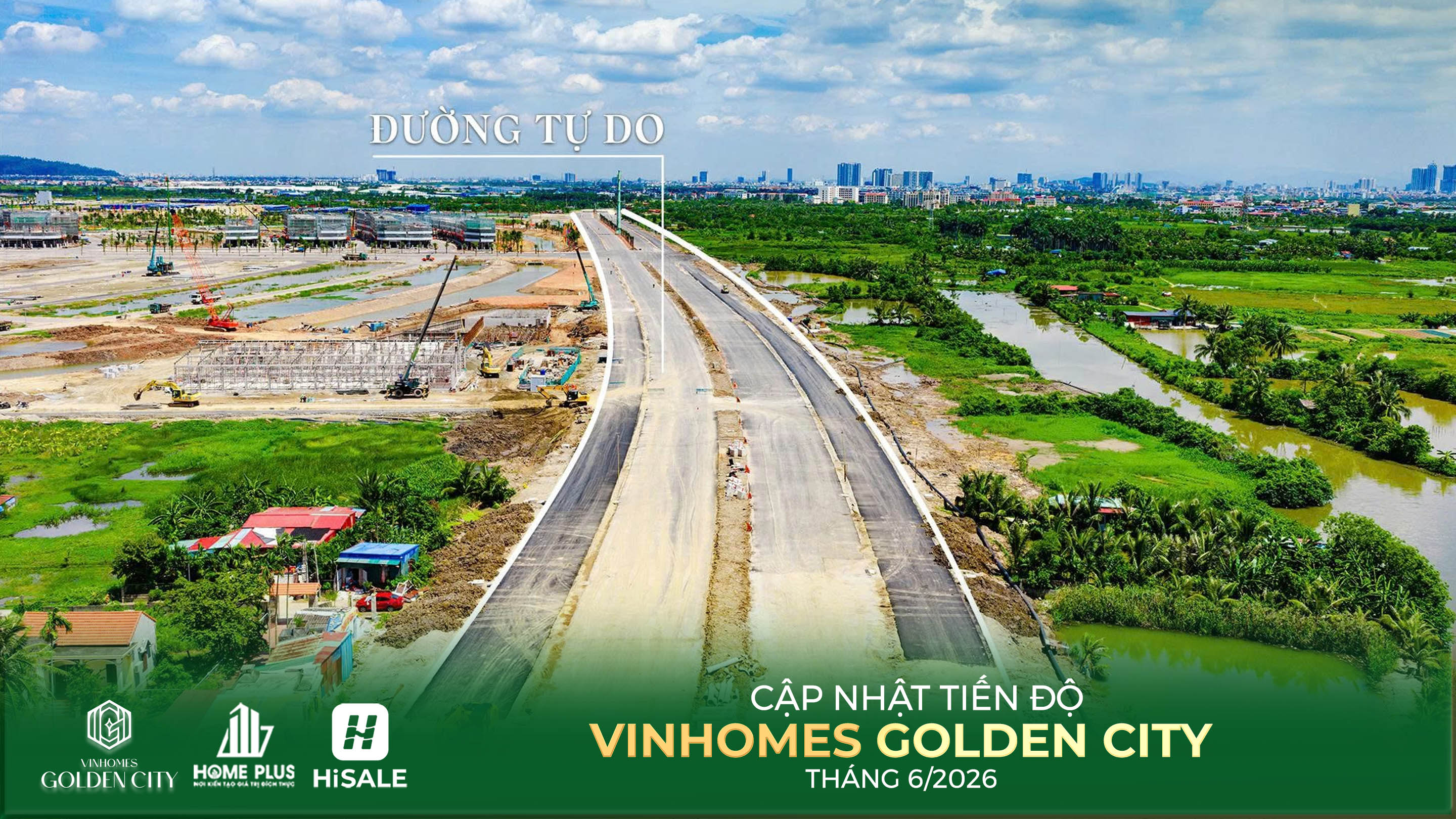 TIẾN ĐỘ DỰ ÁN VINHOMES GOLDEN CITY T6.2026