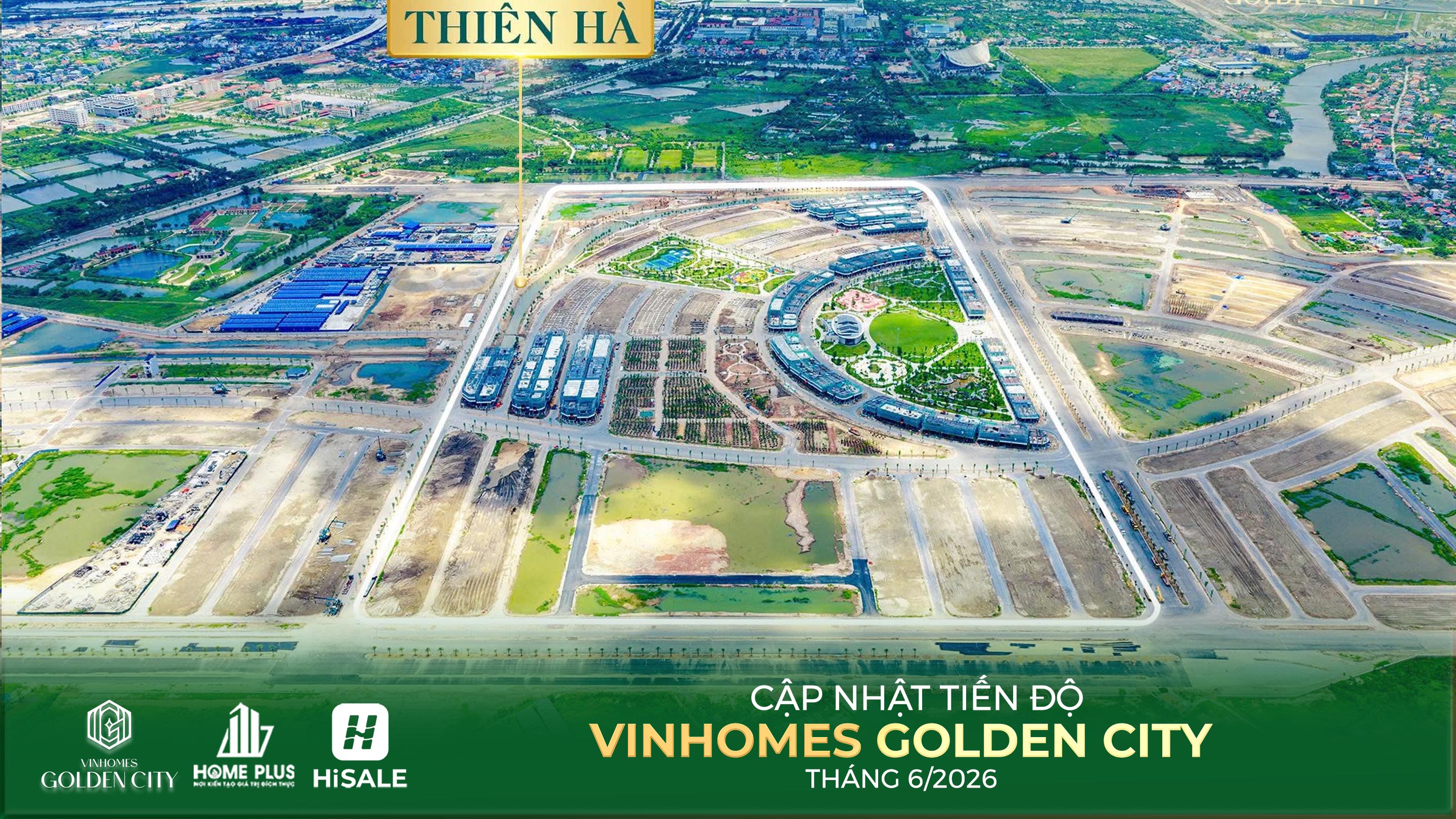 TIẾN ĐỘ DỰ ÁN VINHOMES GOLDEN CITY T6.2026