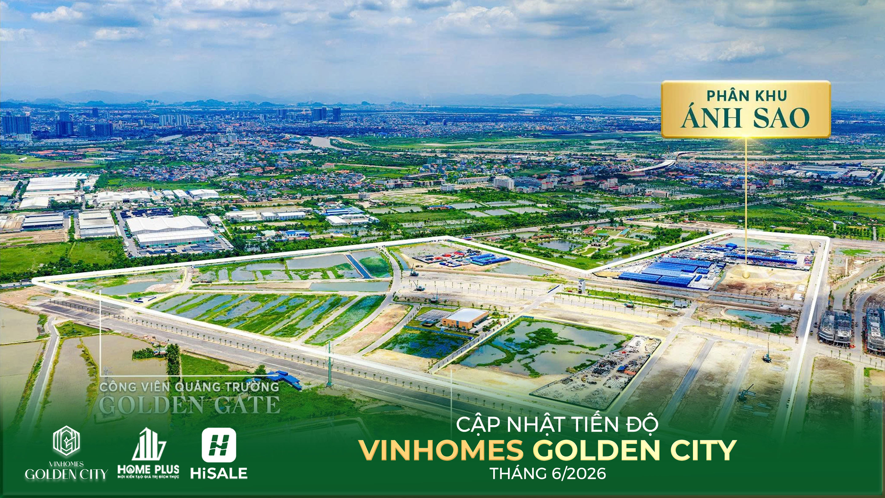 TIẾN ĐỘ DỰ ÁN VINHOMES GOLDEN CITY T6.2026