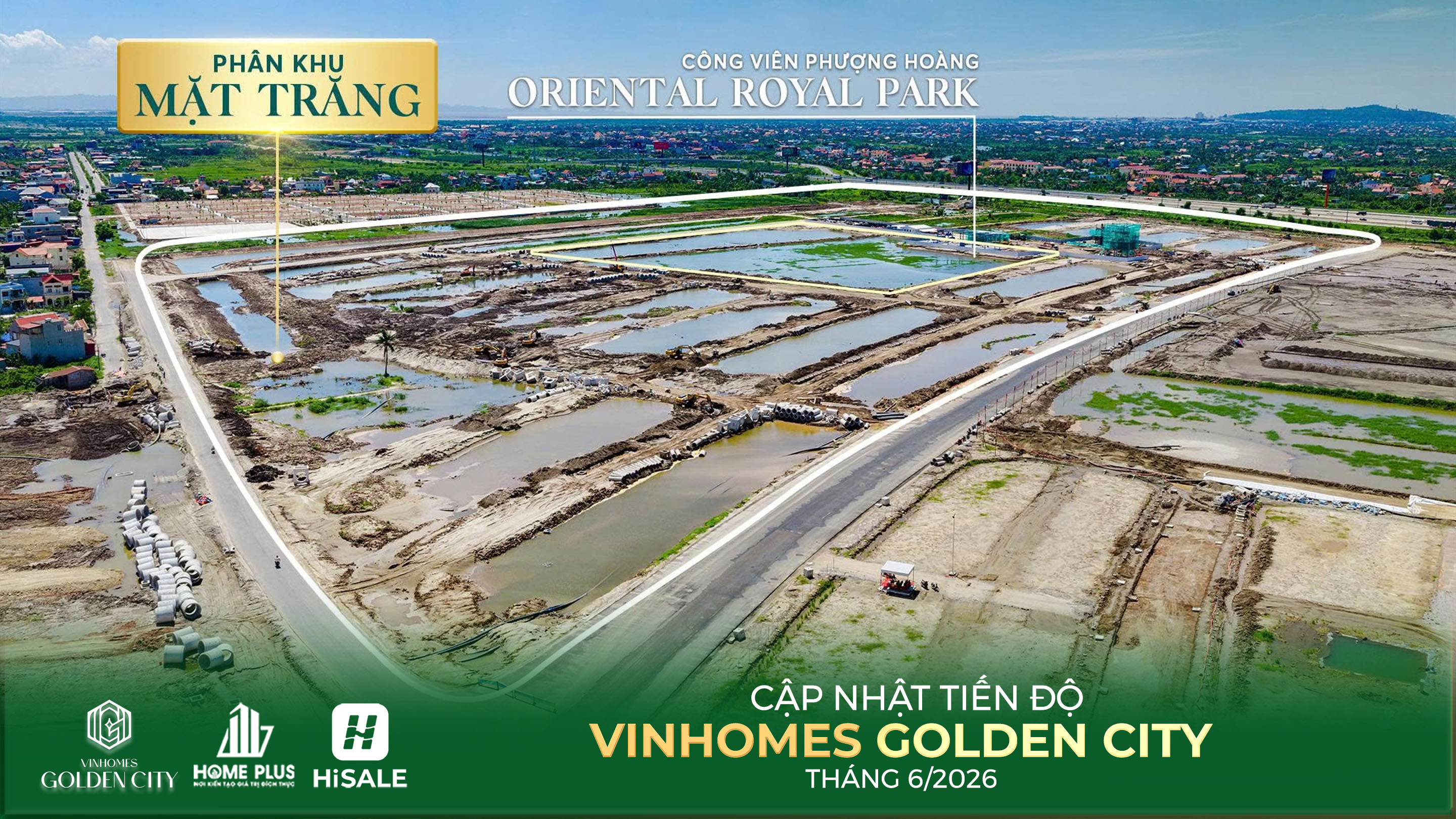 TIẾN ĐỘ DỰ ÁN VINHOMES GOLDEN CITY T6.2026