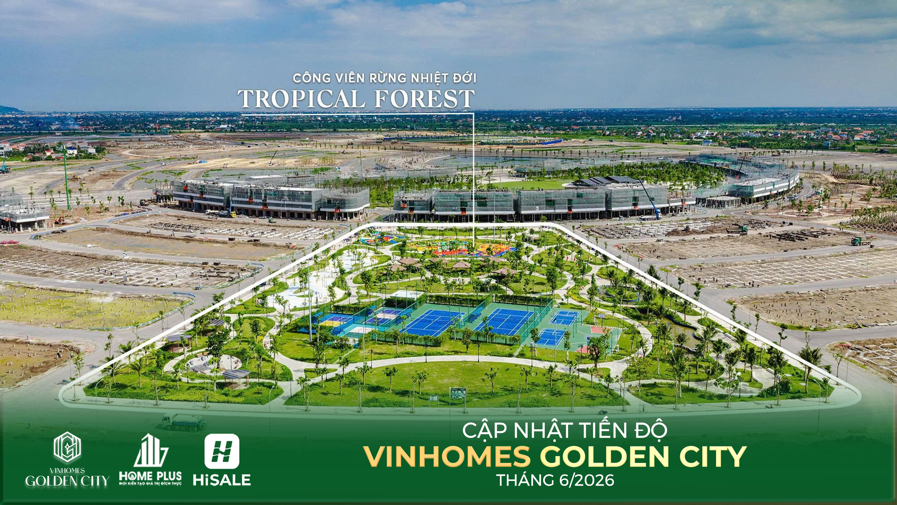 TIẾN ĐỘ DỰ ÁN VINHOMES GOLDEN CITY T6.2026