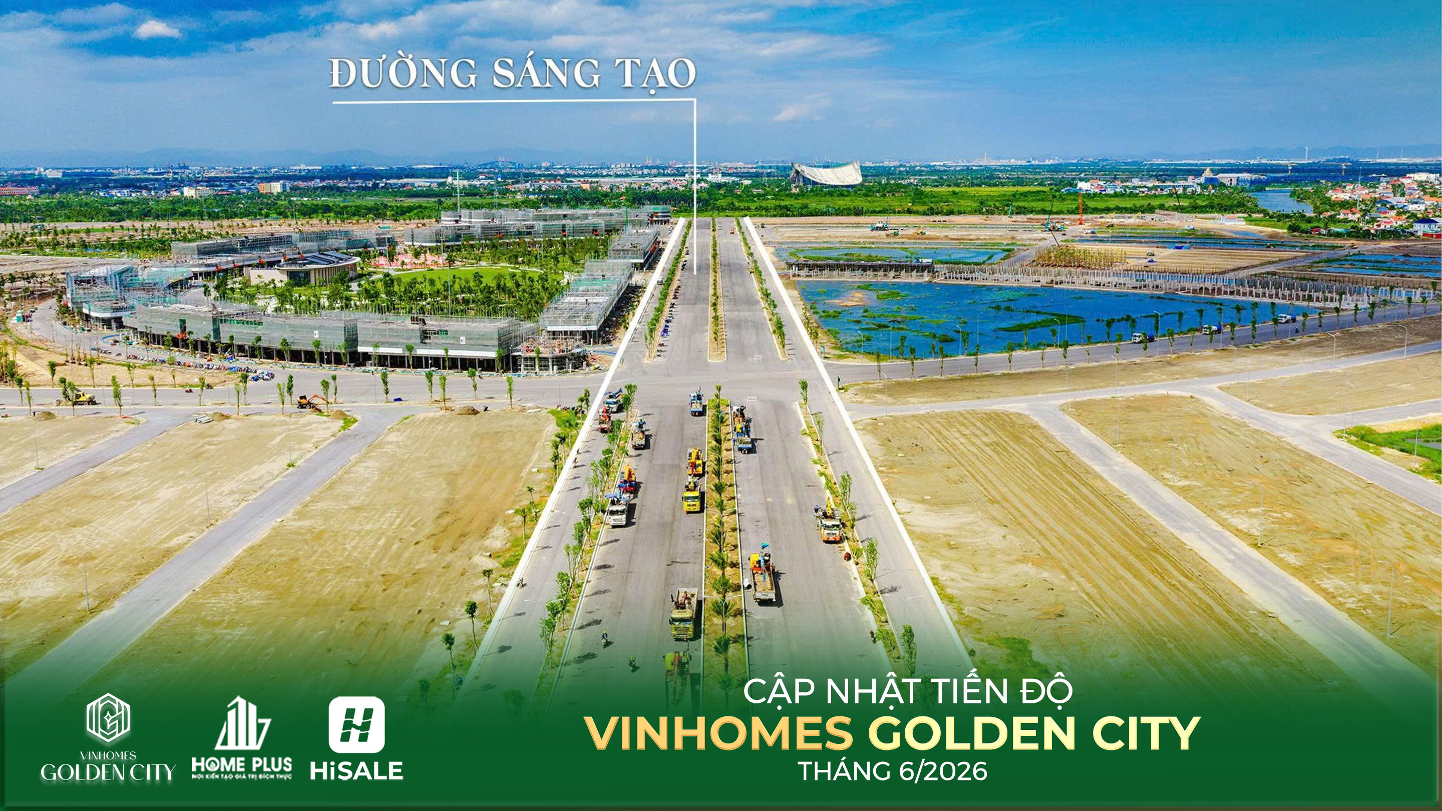 TIẾN ĐỘ DỰ ÁN VINHOMES GOLDEN CITY T6.2026
