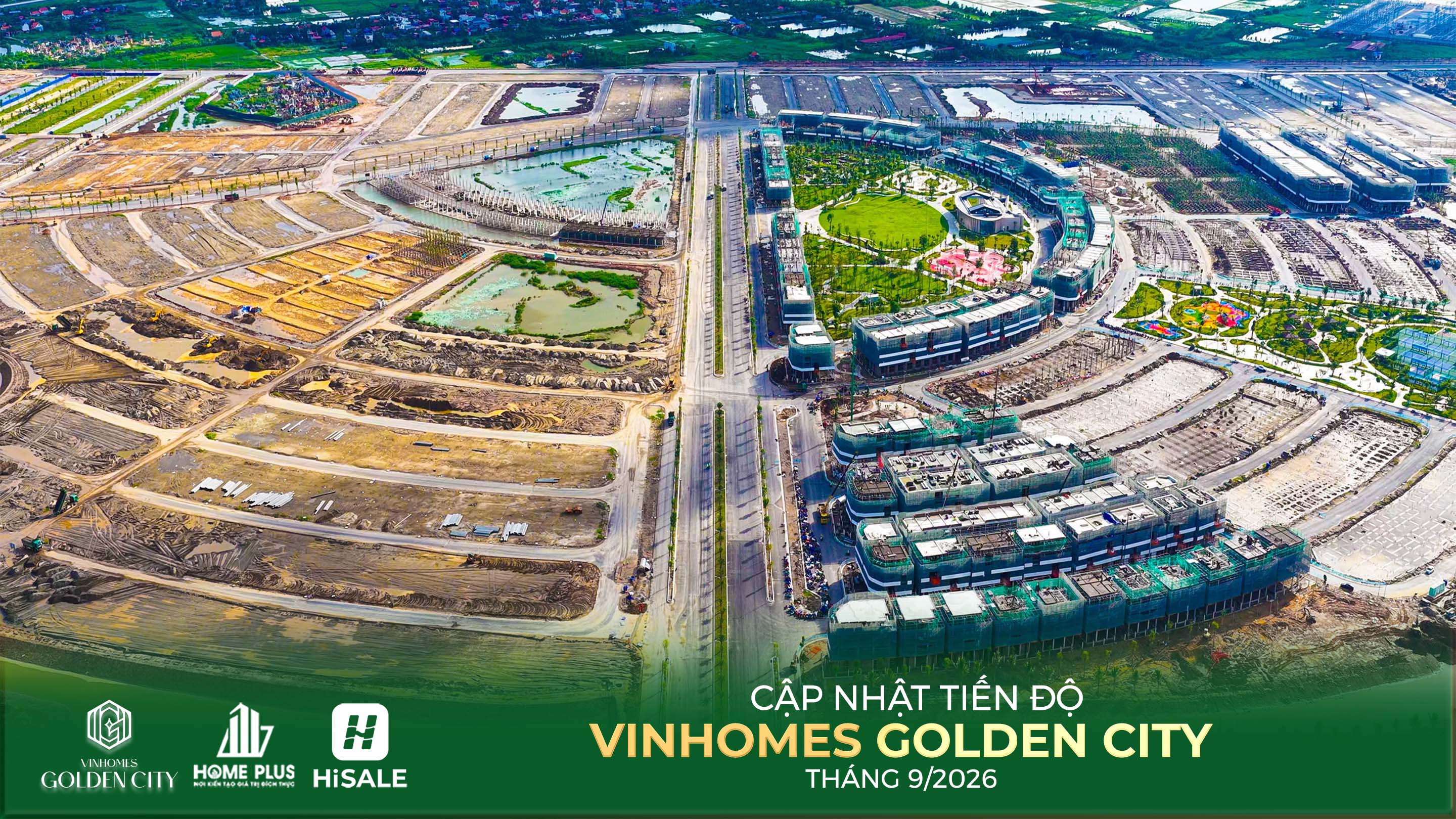 TIẾN ĐỘ DỰ ÁN VINHOMES GOLDEN CITY T9.2026