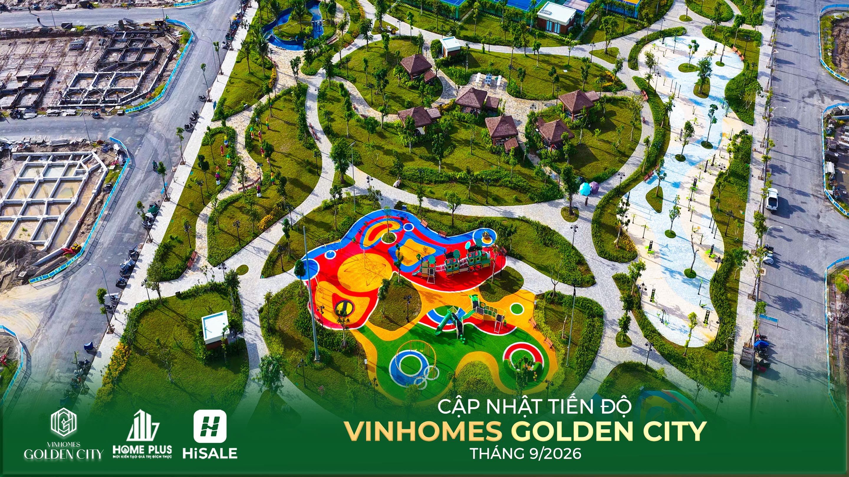 TIẾN ĐỘ DỰ ÁN VINHOMES GOLDEN CITY T9.2026