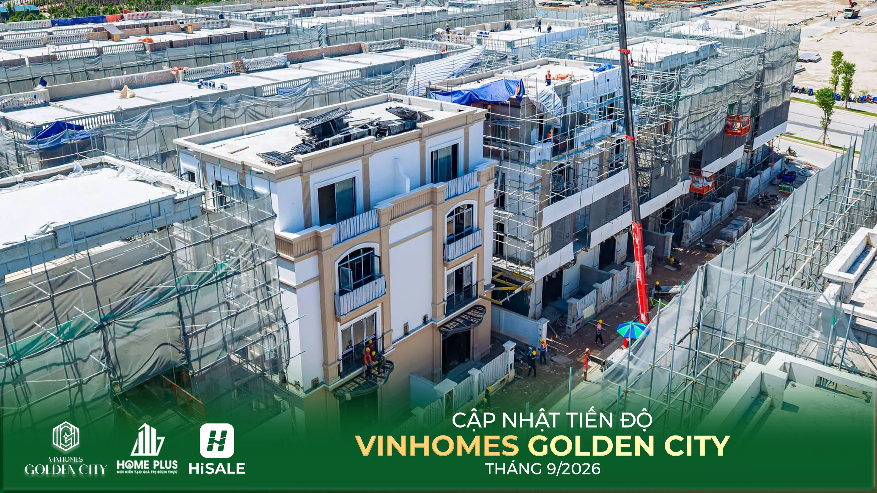 TIẾN ĐỘ DỰ ÁN VINHOMES GOLDEN CITY T9.2026
