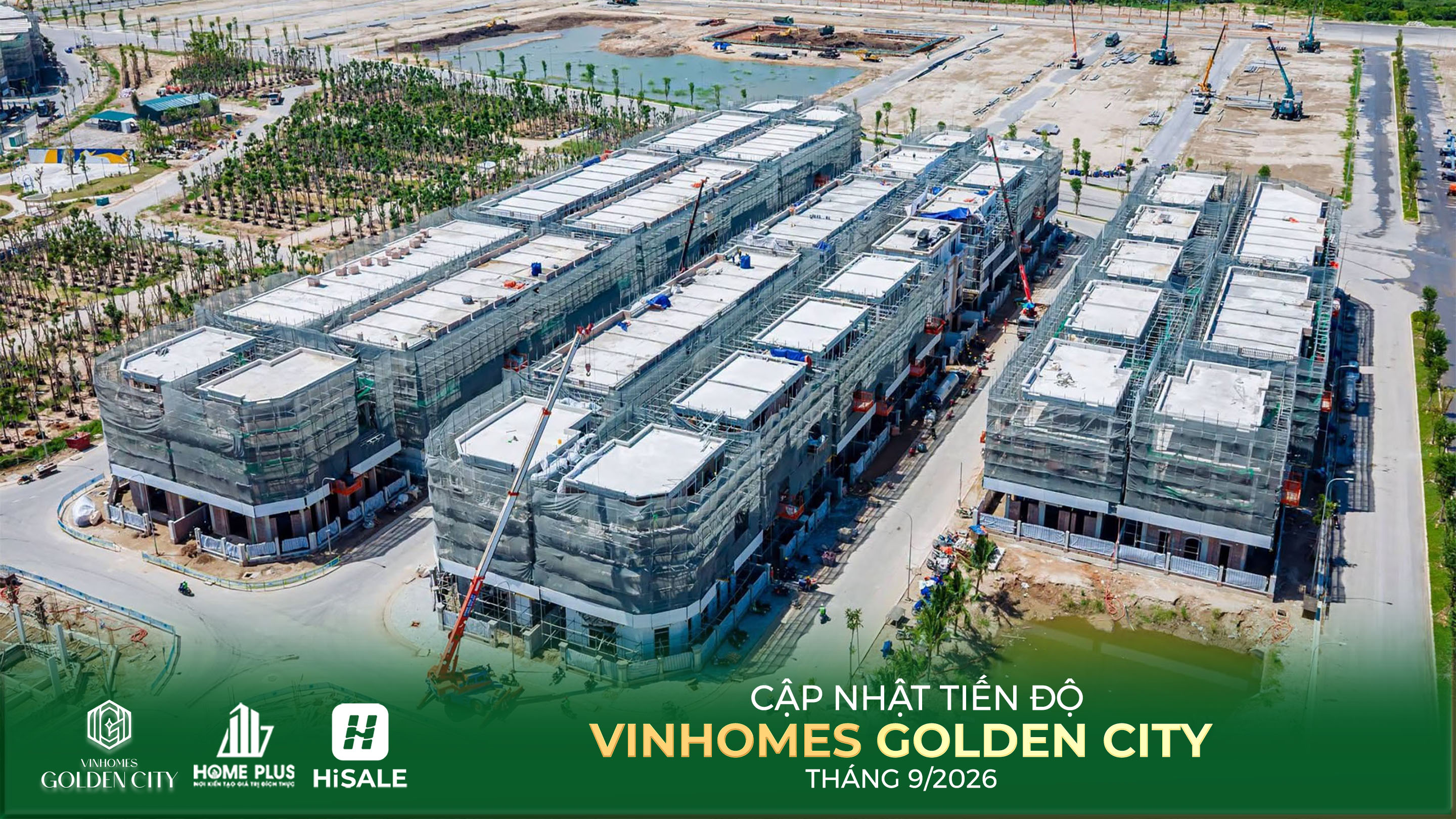 TIẾN ĐỘ DỰ ÁN VINHOMES GOLDEN CITY T9.2026