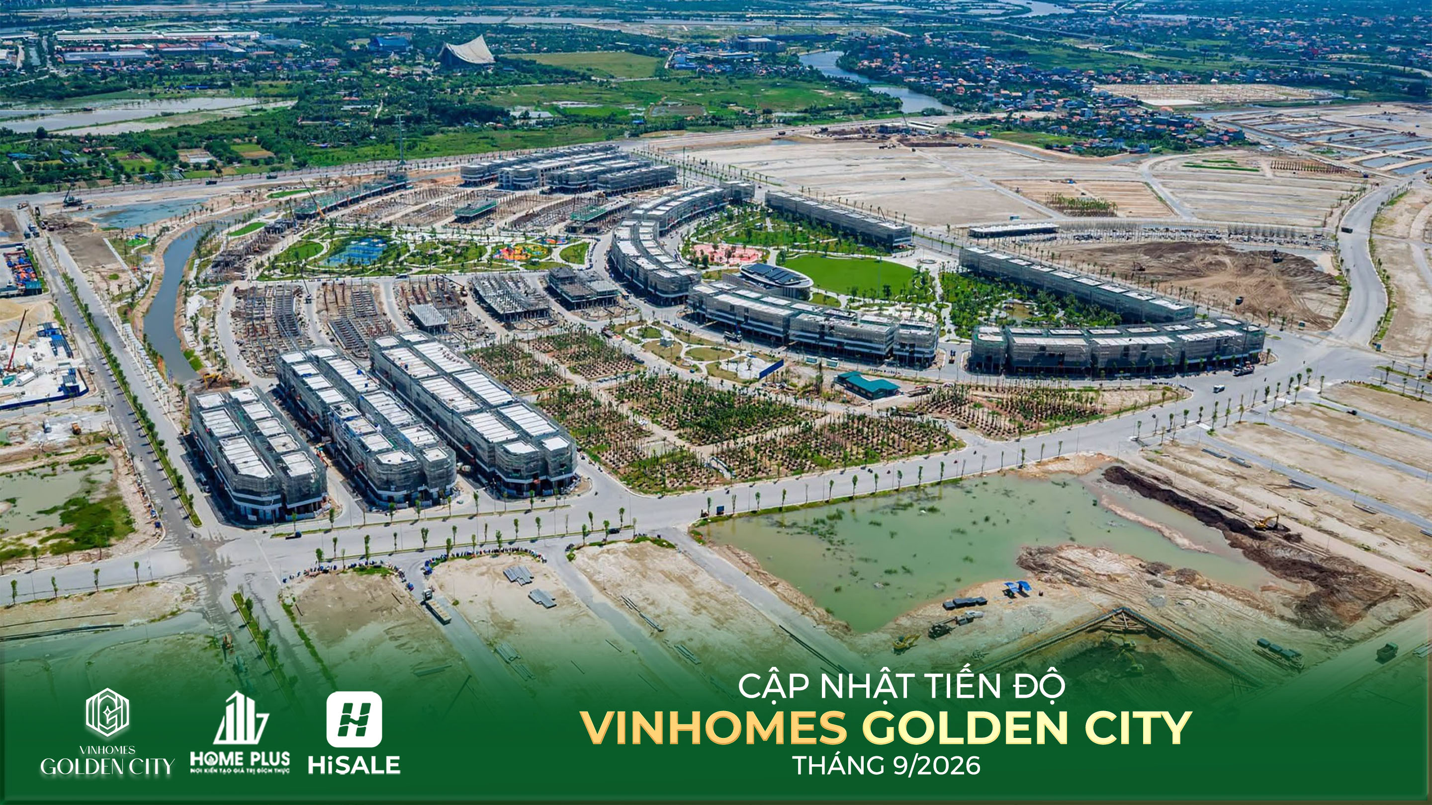TIẾN ĐỘ DỰ ÁN VINHOMES GOLDEN CITY T9.2026