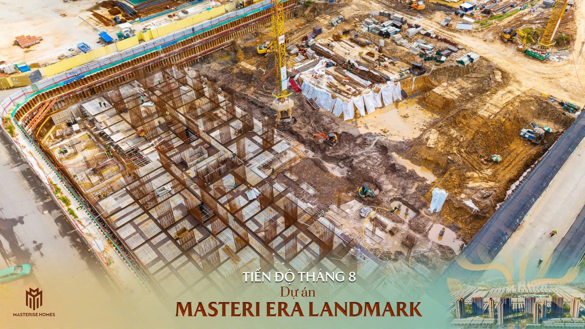 Tiến độ dự án Masteri Era Landmark tháng 8/2026