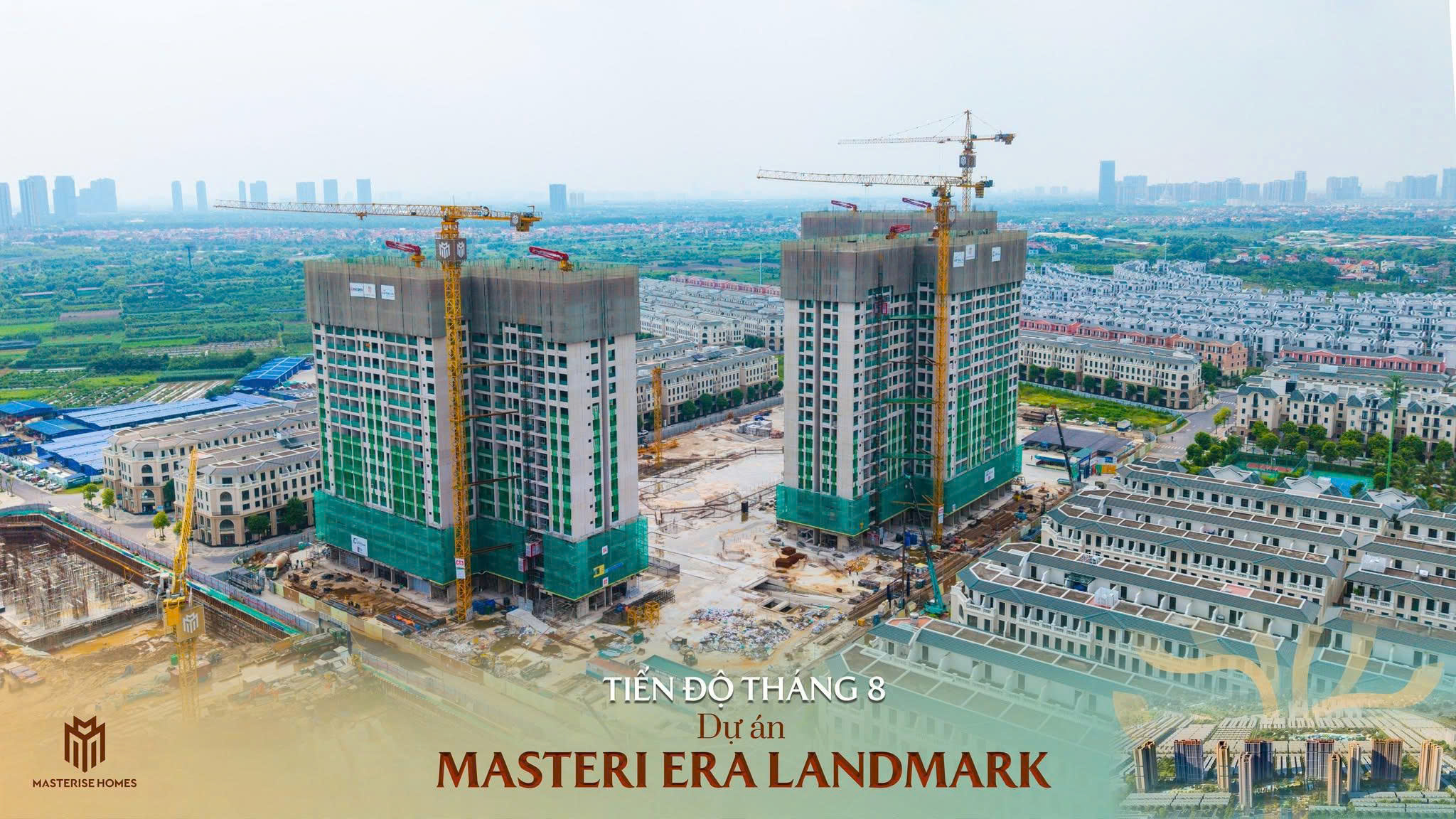 Tiến độ dự án Masteri Era Landmark tháng 8/2026