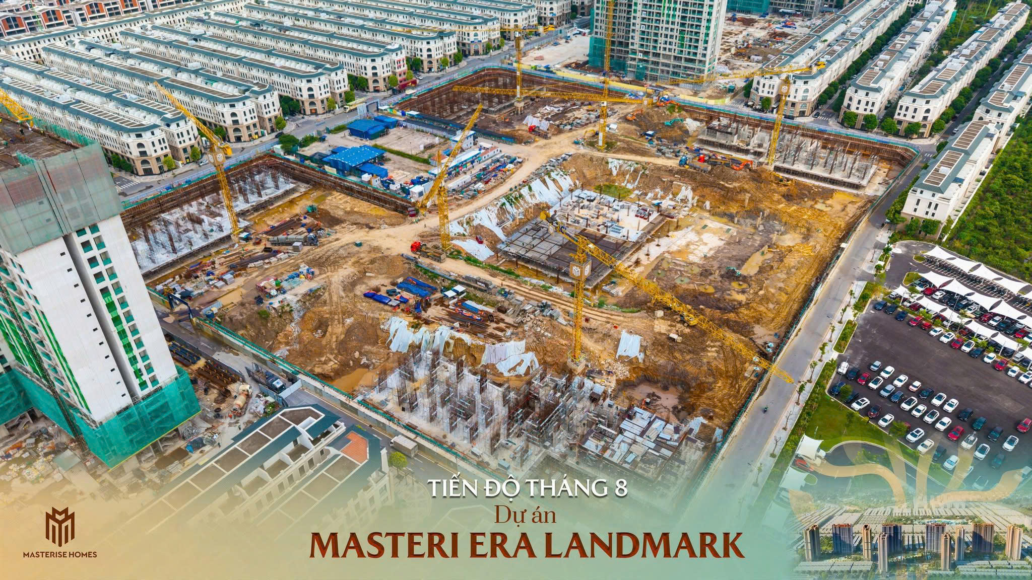 Tiến độ dự án Masteri Era Landmark tháng 8/2026