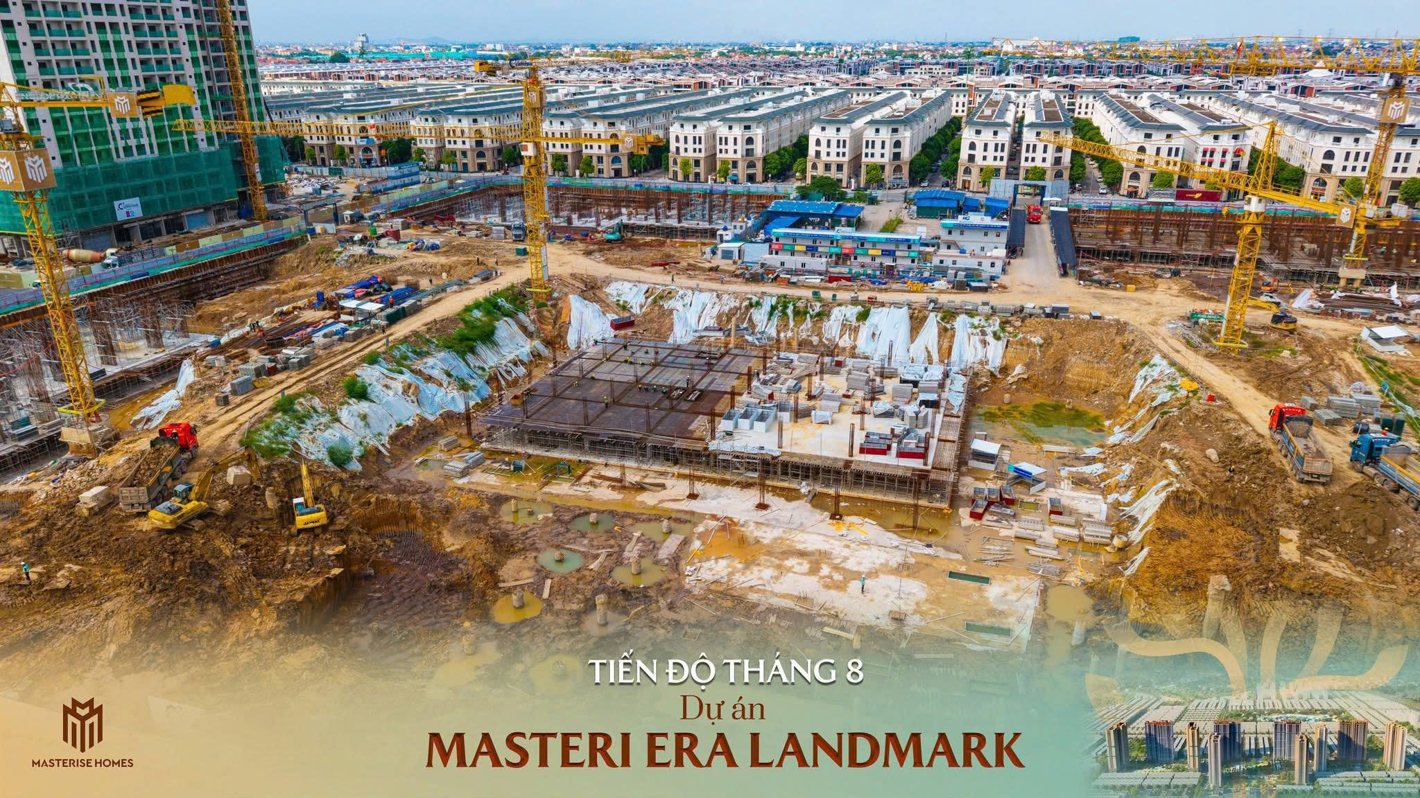 Tiến độ dự án Masteri Era Landmark tháng 8/2026
