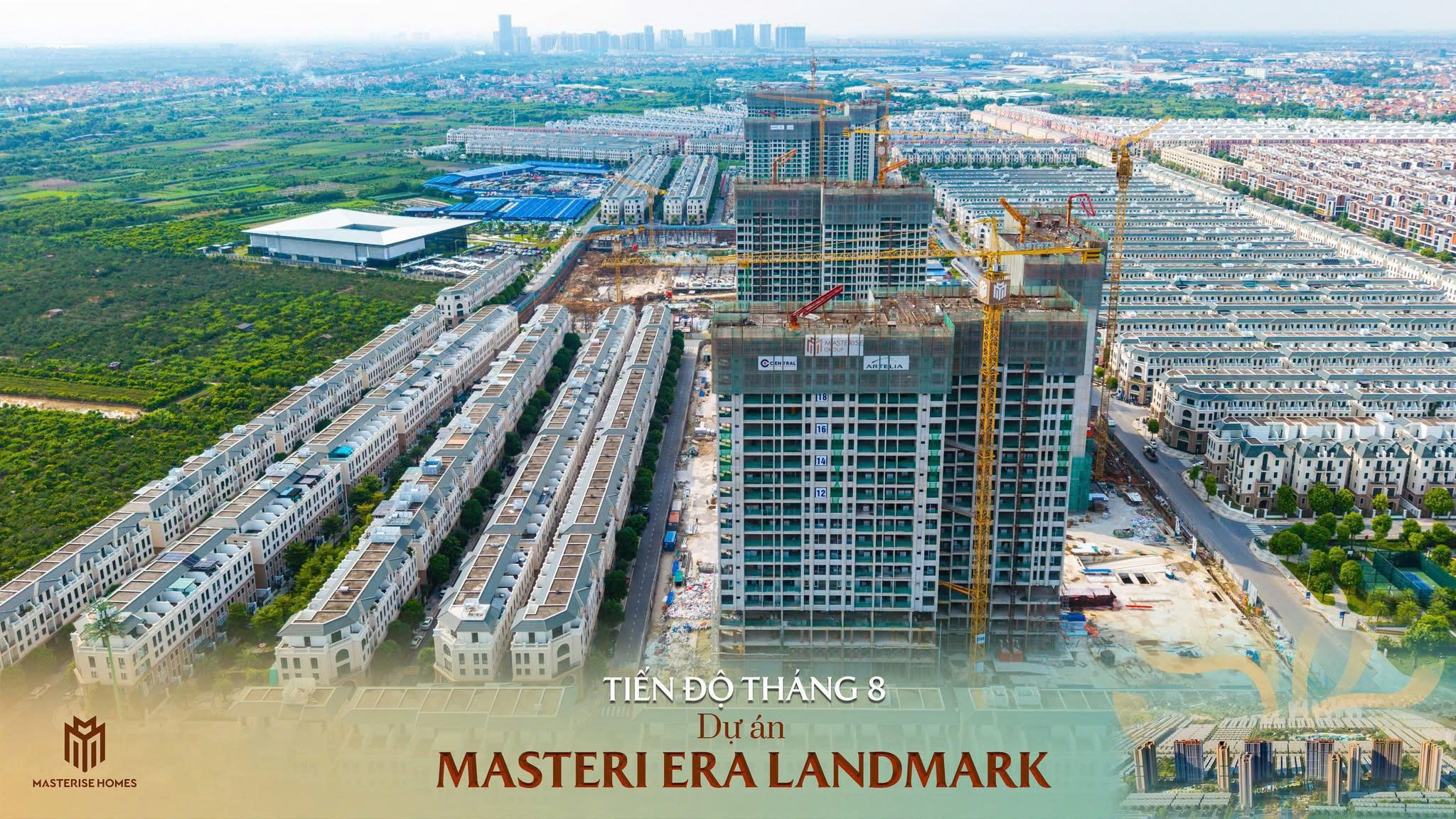 Tiến độ dự án Masteri Era Landmark tháng 8/2026