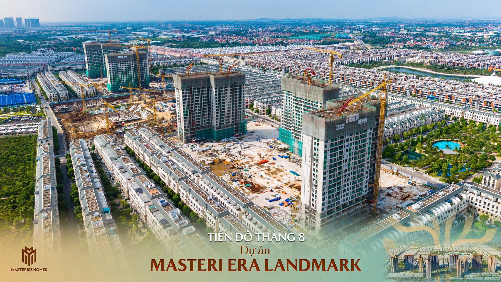 Tiến độ dự án Masteri Era Landmark tháng 8/2026