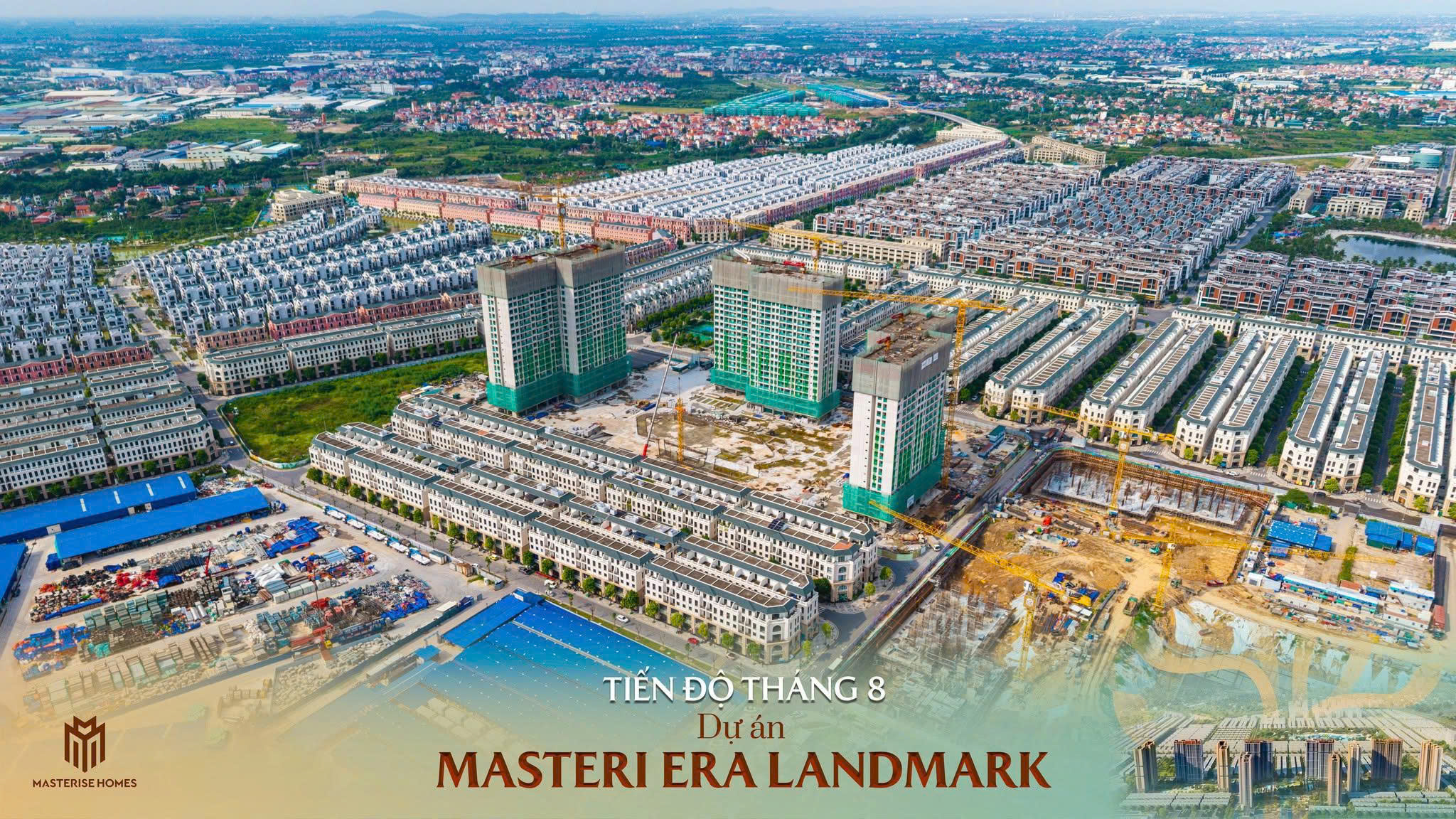 Tiến độ dự án Masteri Era Landmark tháng 8/2026