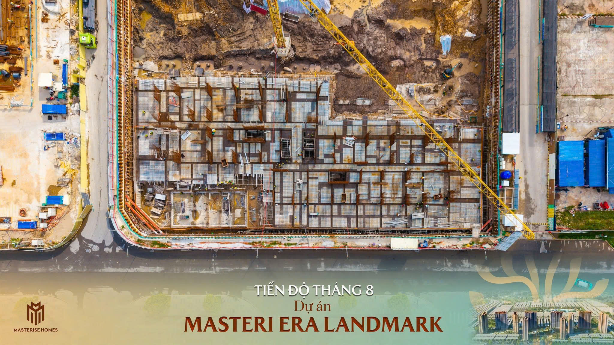Tiến độ dự án Masteri Era Landmark tháng 8/2026
