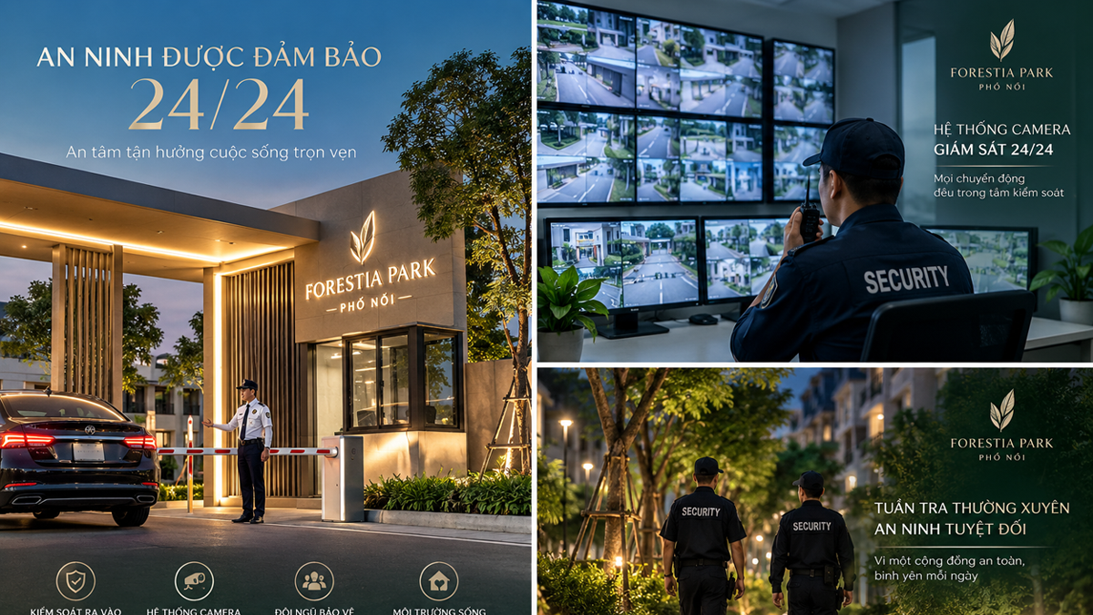 An ninh được đảm bảo 24/24