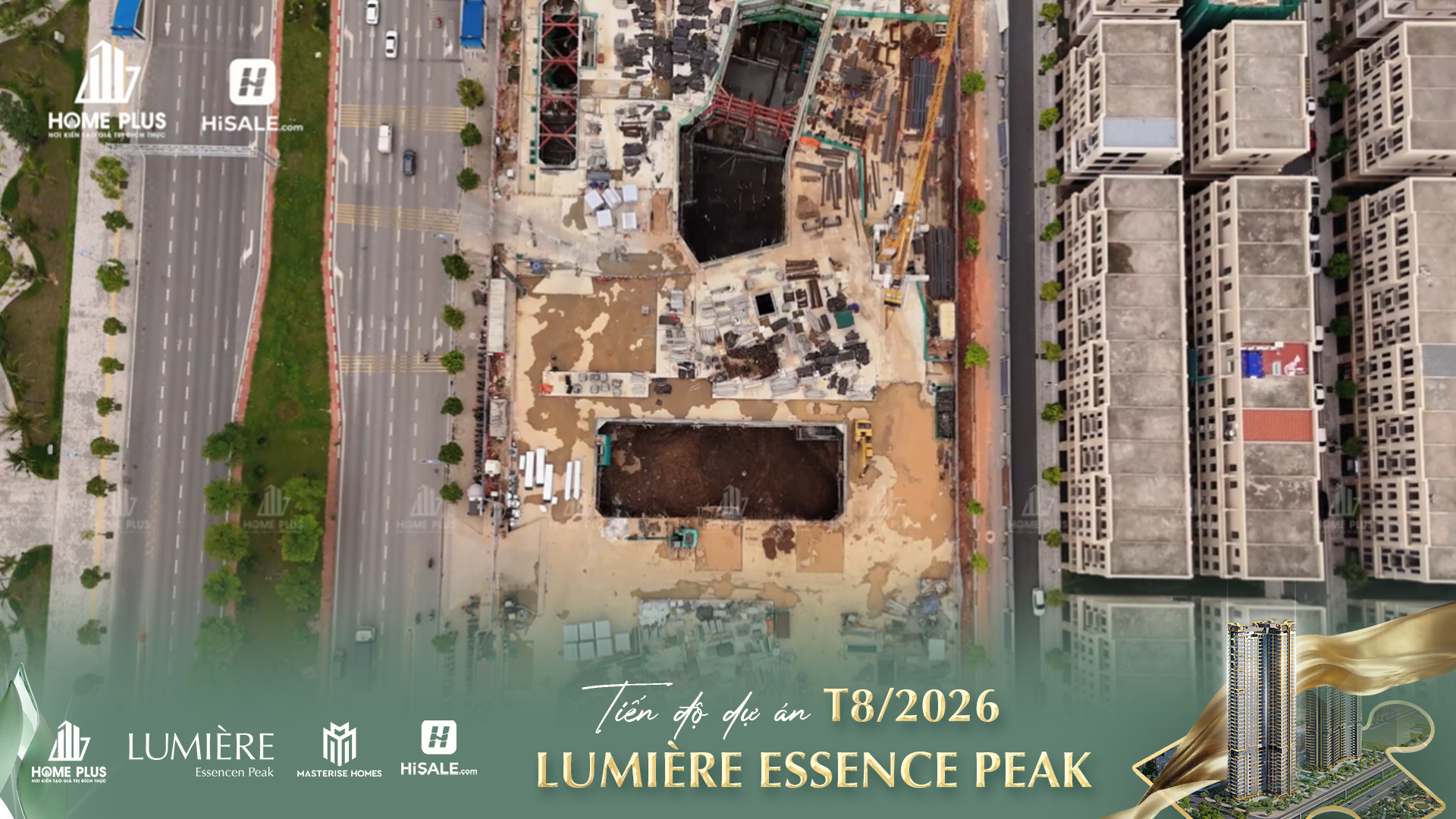 CẬP NHẬT TIẾN ĐỘ T8/2026 LUMIÈRE ESSENCE PEAK