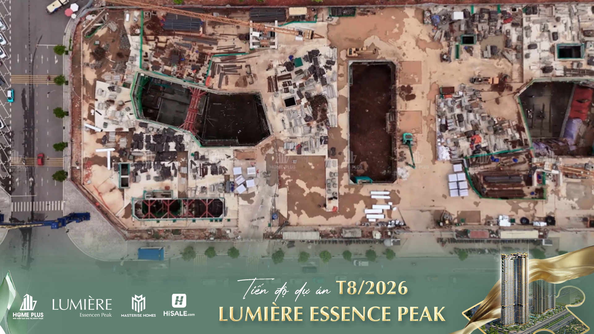 CẬP NHẬT TIẾN ĐỘ T8/2026 LUMIÈRE ESSENCE PEAK