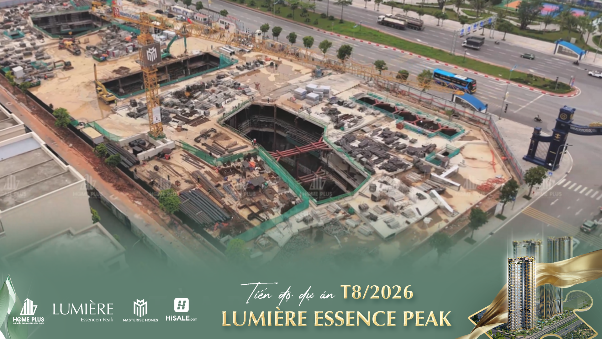 CẬP NHẬT TIẾN ĐỘ T8/2026 LUMIÈRE ESSENCE PEAK