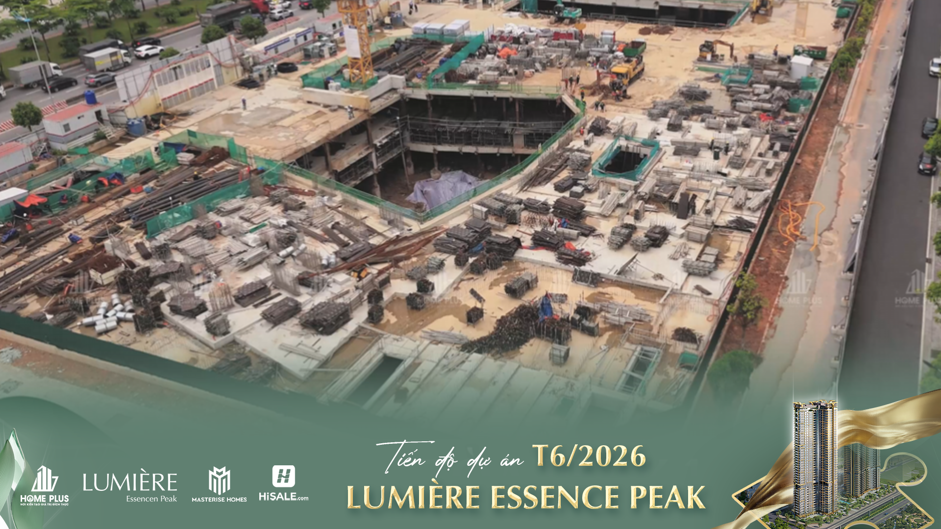 CẬP NHẬT TIẾN ĐỘ T9/2026 LUMIÈRE ESSENCE PEAK