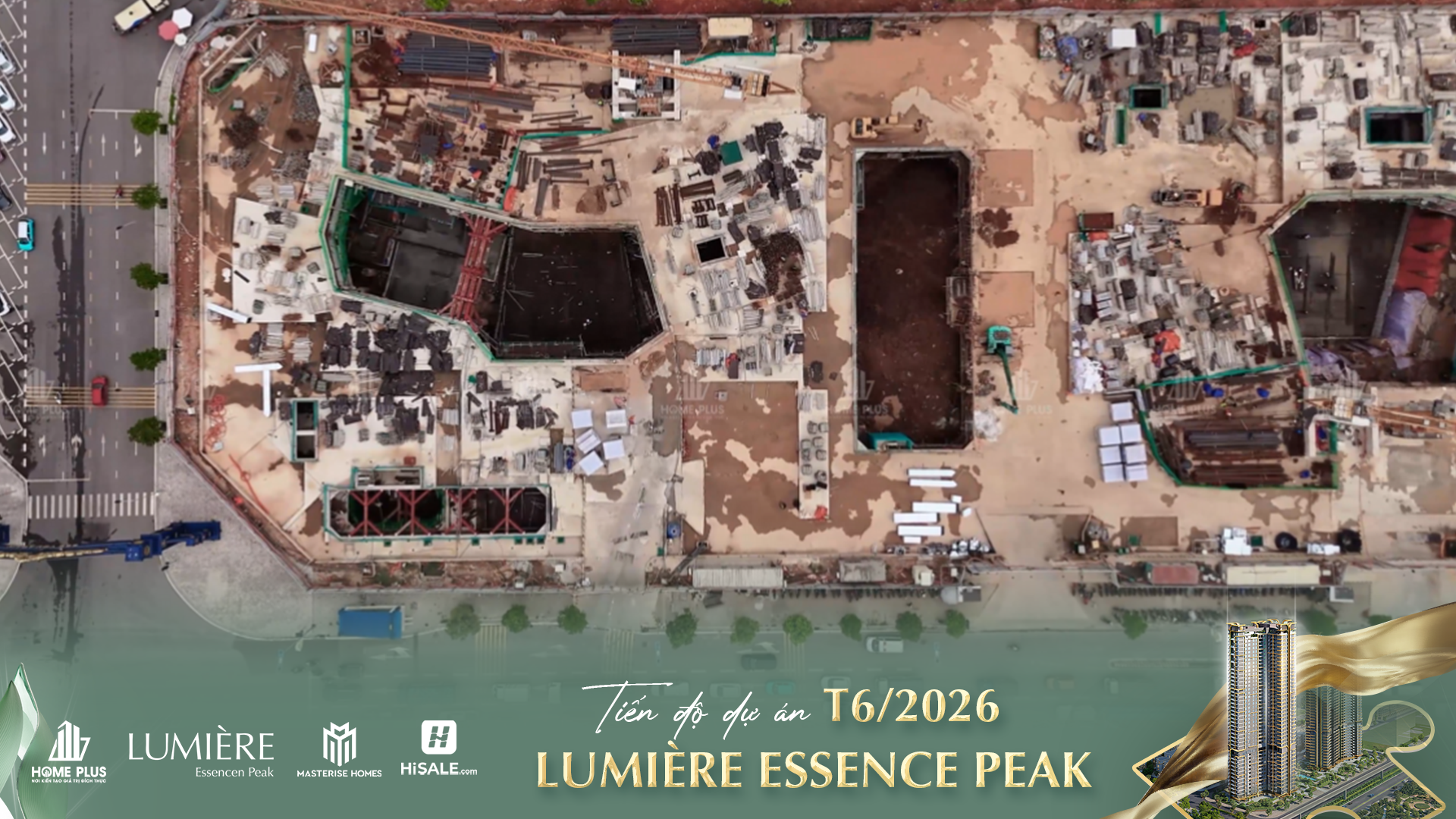 CẬP NHẬT TIẾN ĐỘ T9/2026 LUMIÈRE ESSENCE PEAK