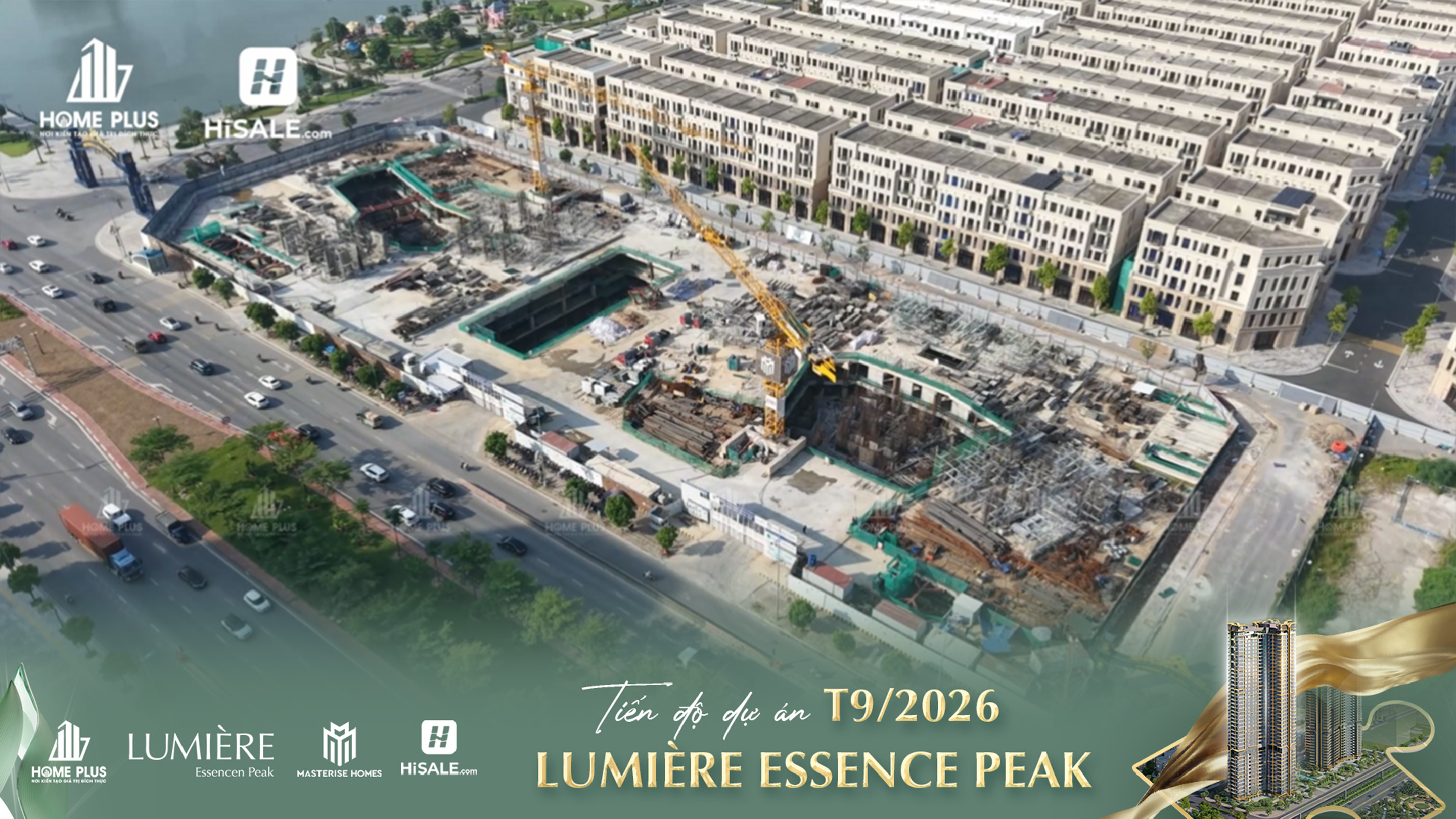 CẬP NHẬT TIẾN ĐỘ T9/2026 LUMIÈRE ESSENCE PEAK
