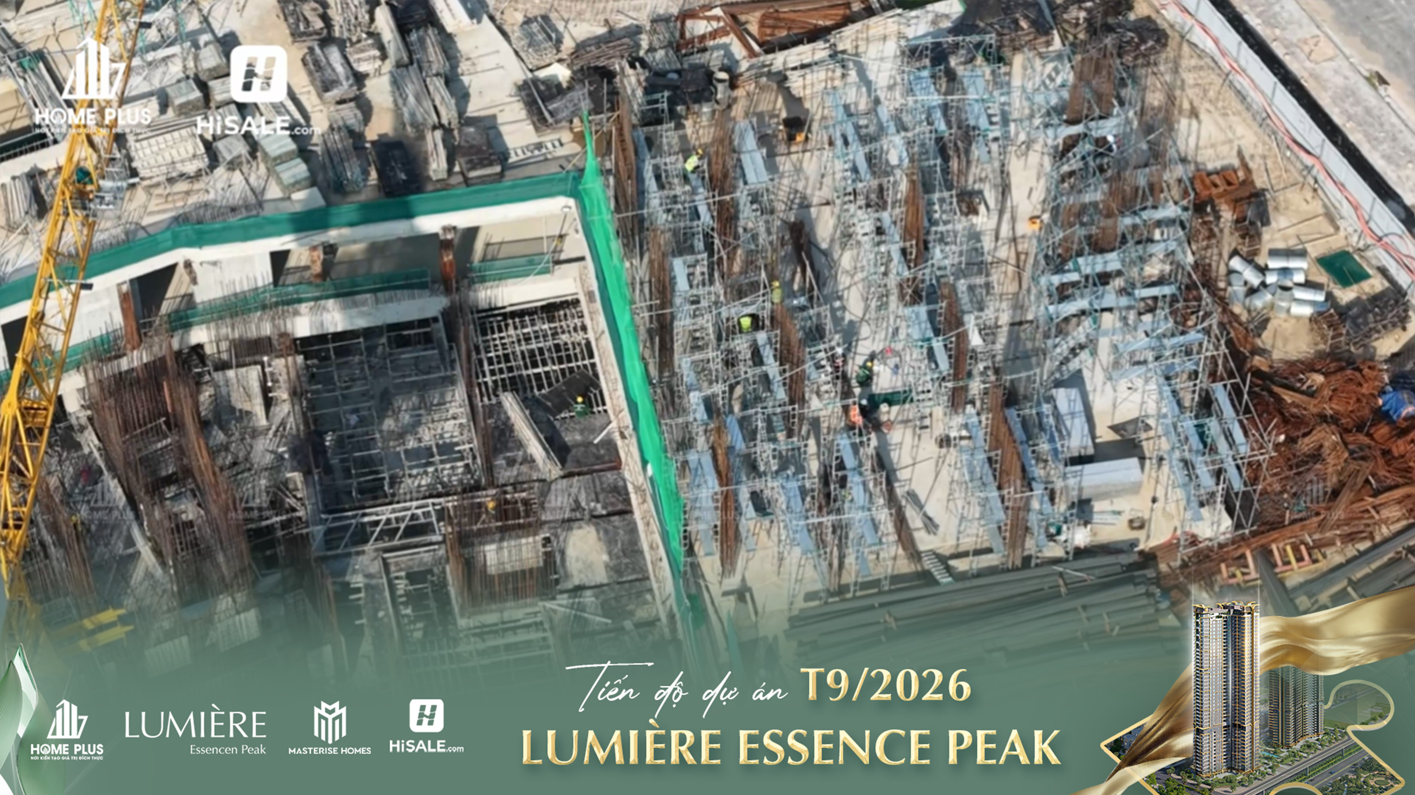 CẬP NHẬT TIẾN ĐỘ T9/2026 LUMIÈRE ESSENCE PEAK