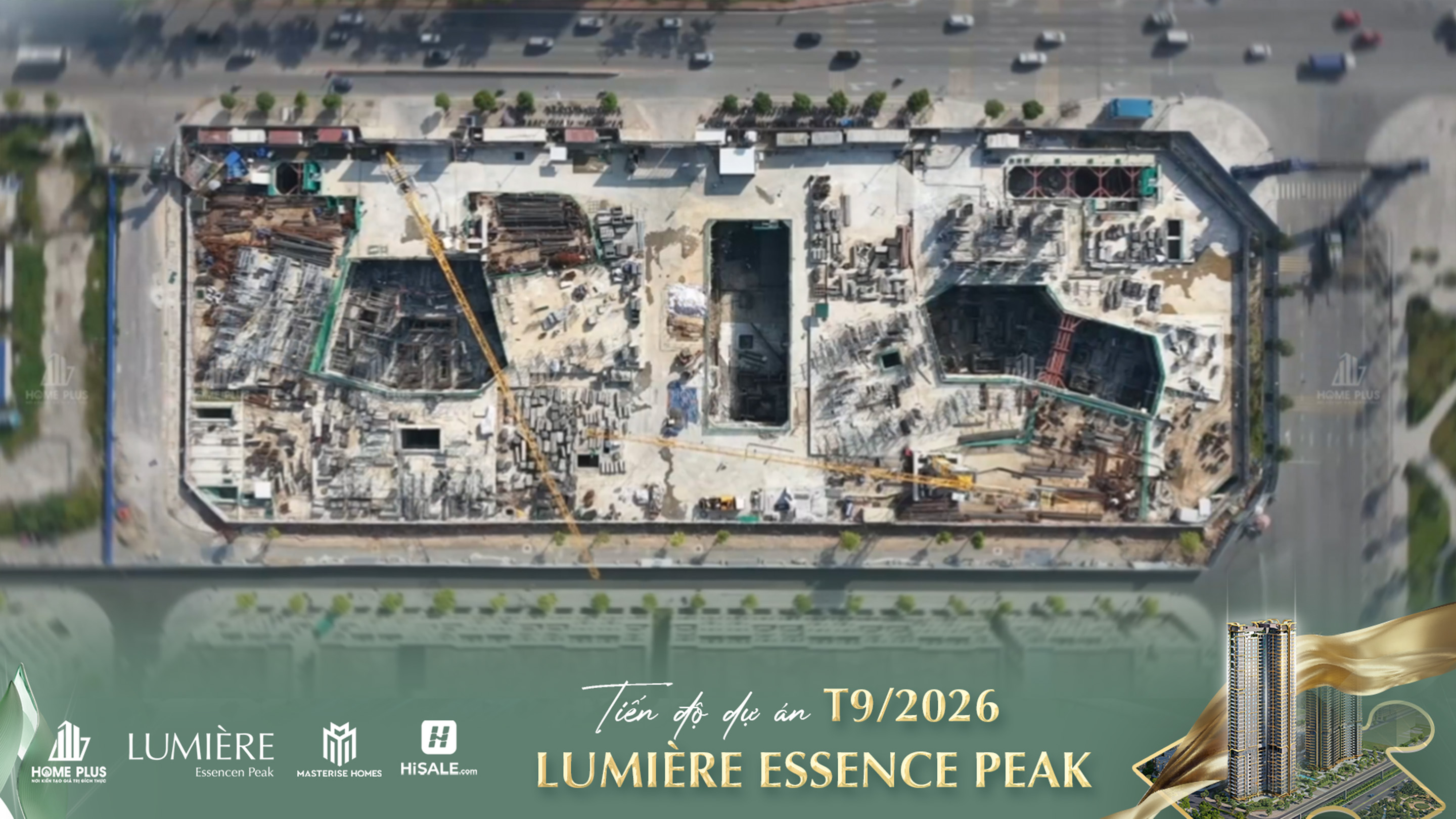 CẬP NHẬT TIẾN ĐỘ T9/2026 LUMIÈRE ESSENCE PEAK